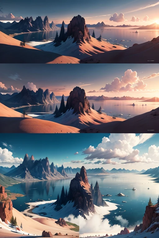 ultra wide angle,realistic,highres,vivid colors,bokeh,lens flare,panoramic,spectacular view,dramatic landscapes,sharp focus,professional,grandeur,extreme detail description,wide perspective,wide-angle distortion,long depth of field,dynamic compositions,stunning vistas,expansive horizons,compressed foreground and background,powerful impact,immersive experience,mind-blowing visuals