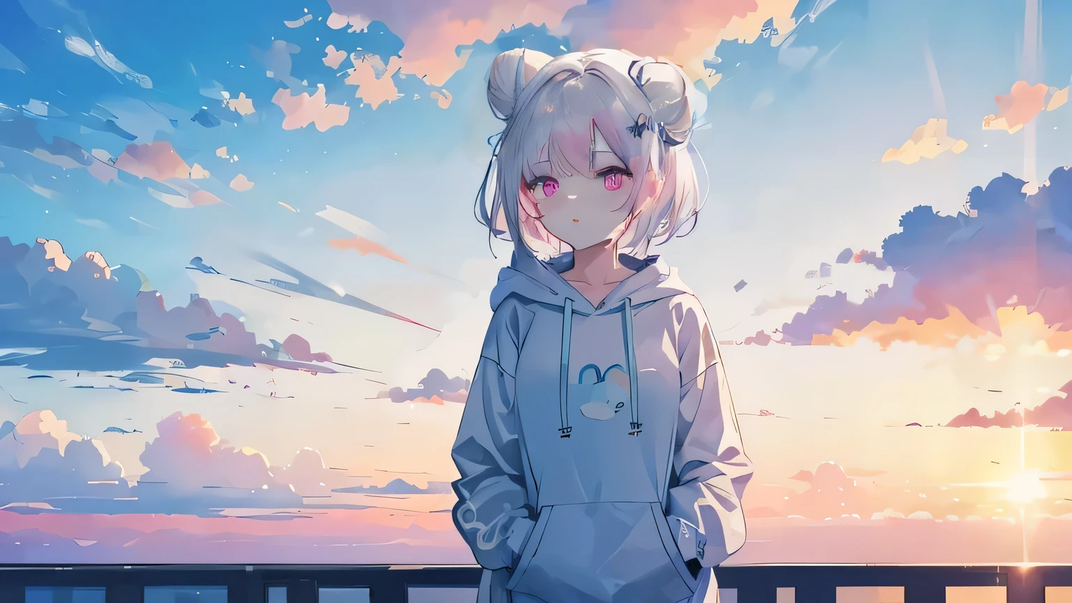 pink eyes, prayer