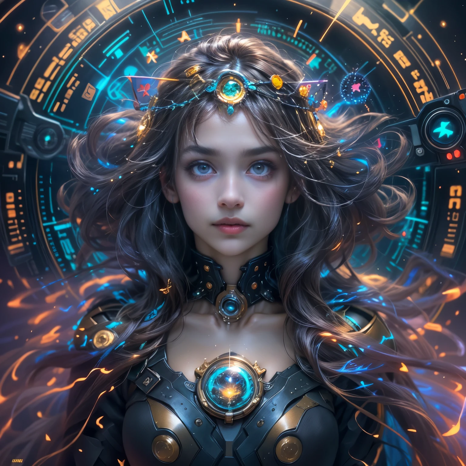(highest quality,4k,8K,High resolution,masterpiece:1.2),Super detailed,(realistic,photorealistic,photo-realistic:1.37),Equipped with time travel device, time leap, beautiful girl, A stunning depiction of time and space, retro futuristic costumes, mysterious atmosphere, glowing device, fantastic background, subtle shine, mysterious beauty, sparkling eyes, Breathtaking moments, graceful movements, captivating gaze, blurry surroundings, bending time, shimmering colors, vivid colors, epic adventure, unforgettable journey, infinite possibilities, The Marvel of Technology, invisible dimensions, uncover the secret, exhilarating leap, frozen moment, Unfathomable future, dynamic composition, untold story, reveal the mystery, time capsule, solve the past, Crossing boundaries, Unlimited imagination, revealing the truth, Unleash your power, unpredictable development, time continuum. Beautiful eyes with fine symmetry, (Ultra detailed iridescent eyes:1.1), (High resolution eyes:1.1),