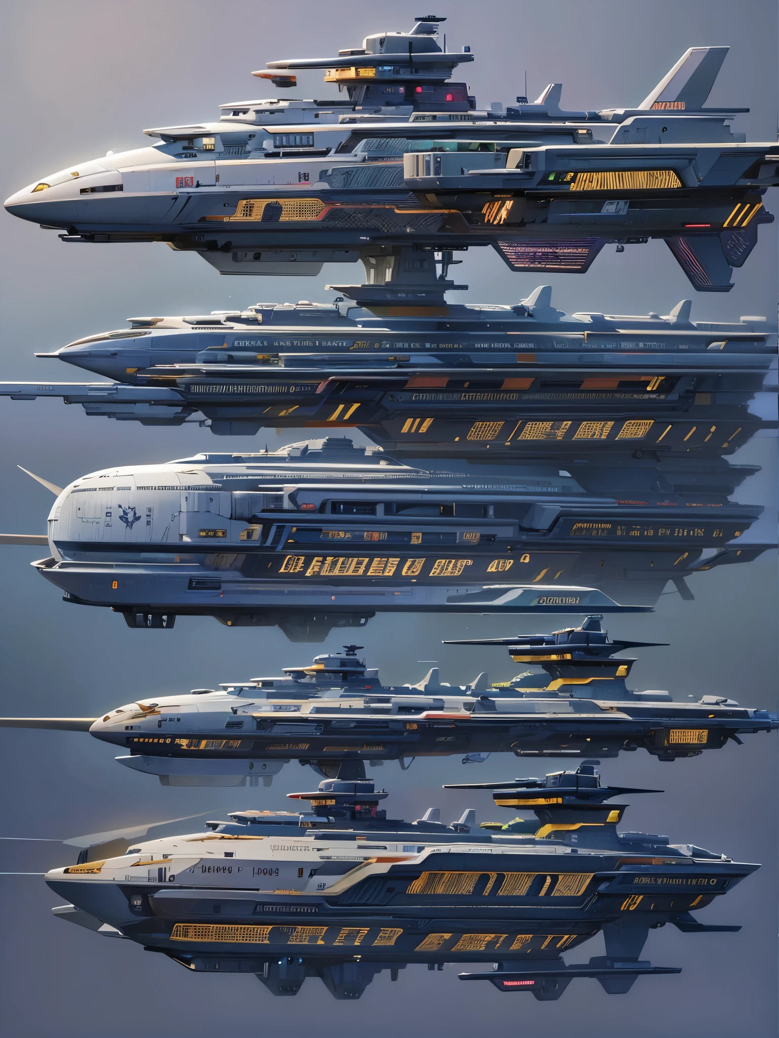 ((highest quality)),(ultra high resolution),(Super detailed),(detailed description),((best CG)),(best work of art),super precision art,amazing drawing art,(Sci-fi art with precise details:1.5), star々A space battleship rushing through the ocean:1.6