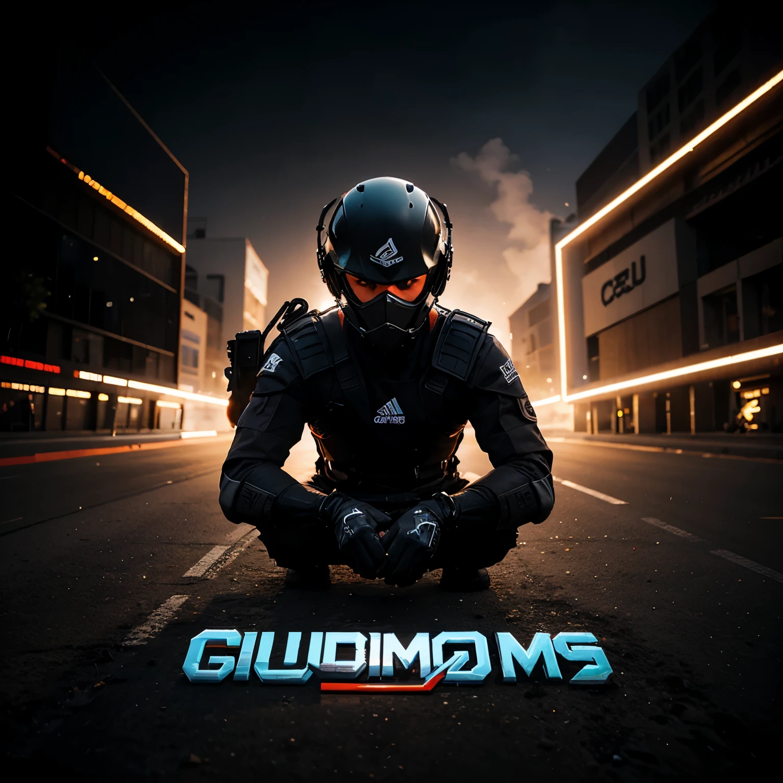 Creat a gaming dengerous and cool logo name Clashing Sudip 