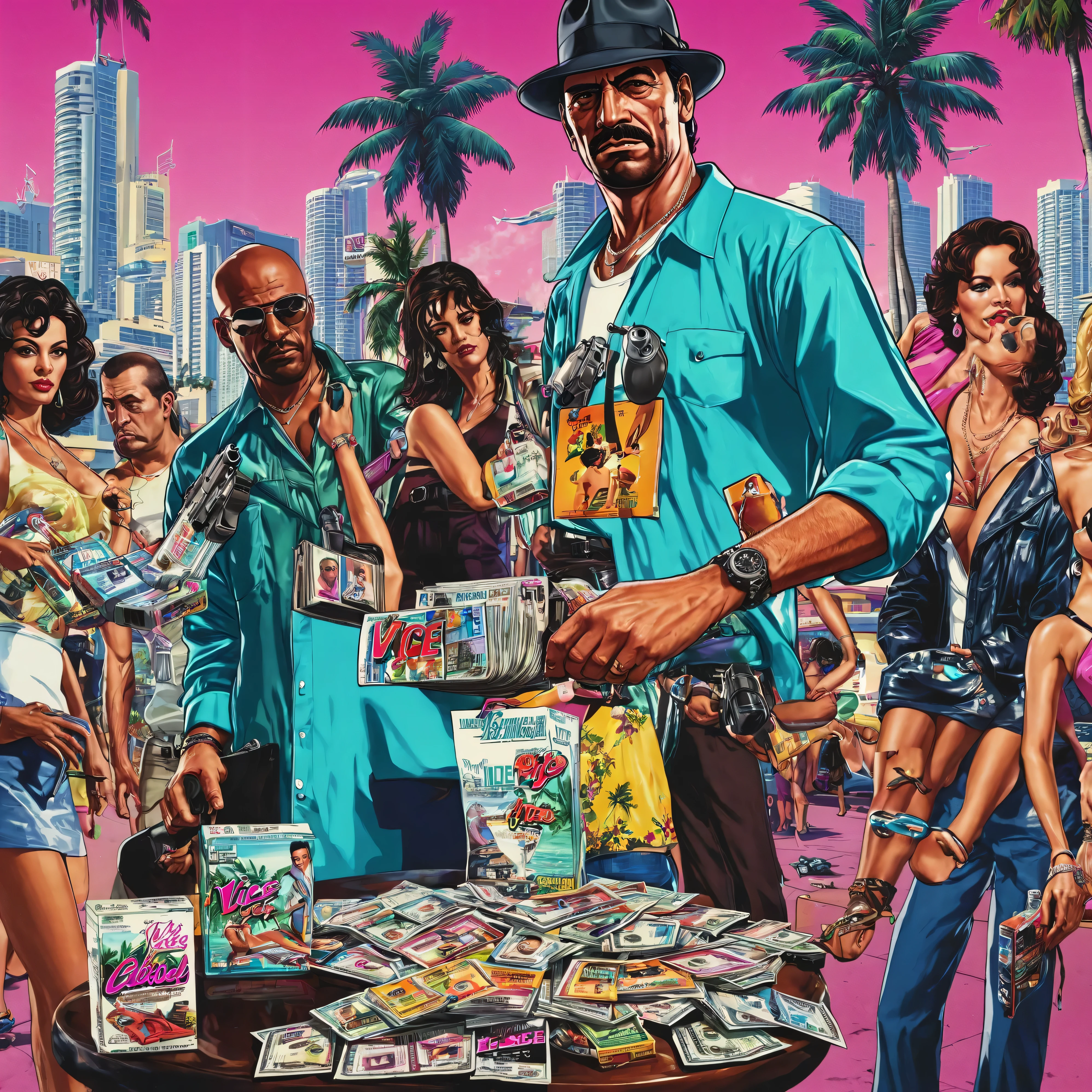 Gangaster qui vends de la drogue dans les cartel de vice city