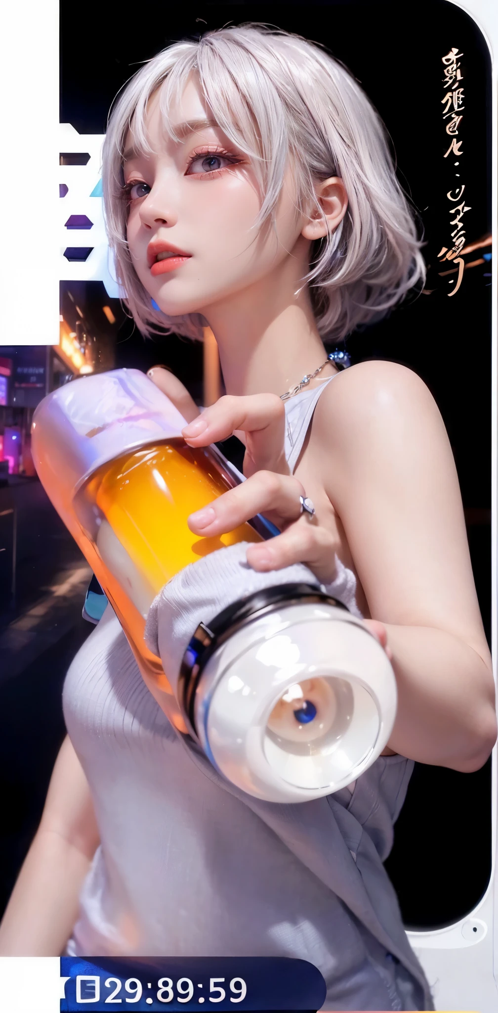 There is a woman wearing a sexy skirt and stockings, Full body light-emitting vacuum tube, sexy-s 100, femele, sexy for, 4 8 0 p, 480p, stunning high tech, lava lamp, 19xx year, female jigzadeh, , Wang Chen, 1 8 yes, lit from bottom