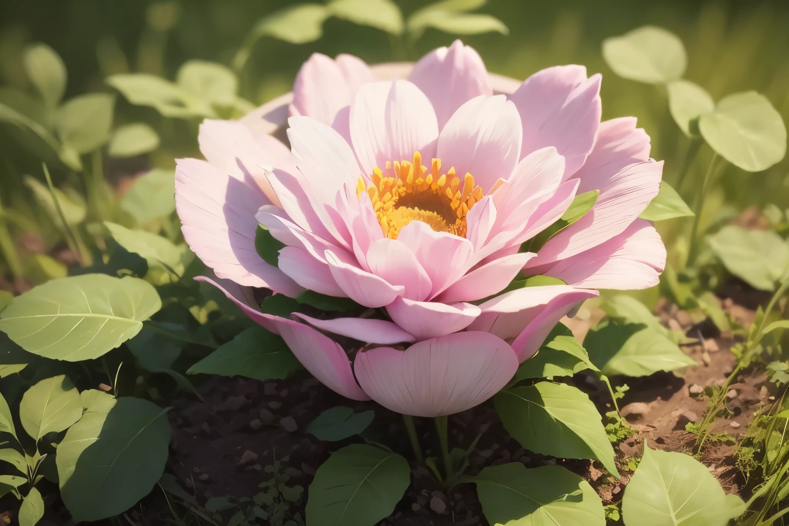(((there are no humans))),flower close-up , natural flowers on background, flower aesthetic field