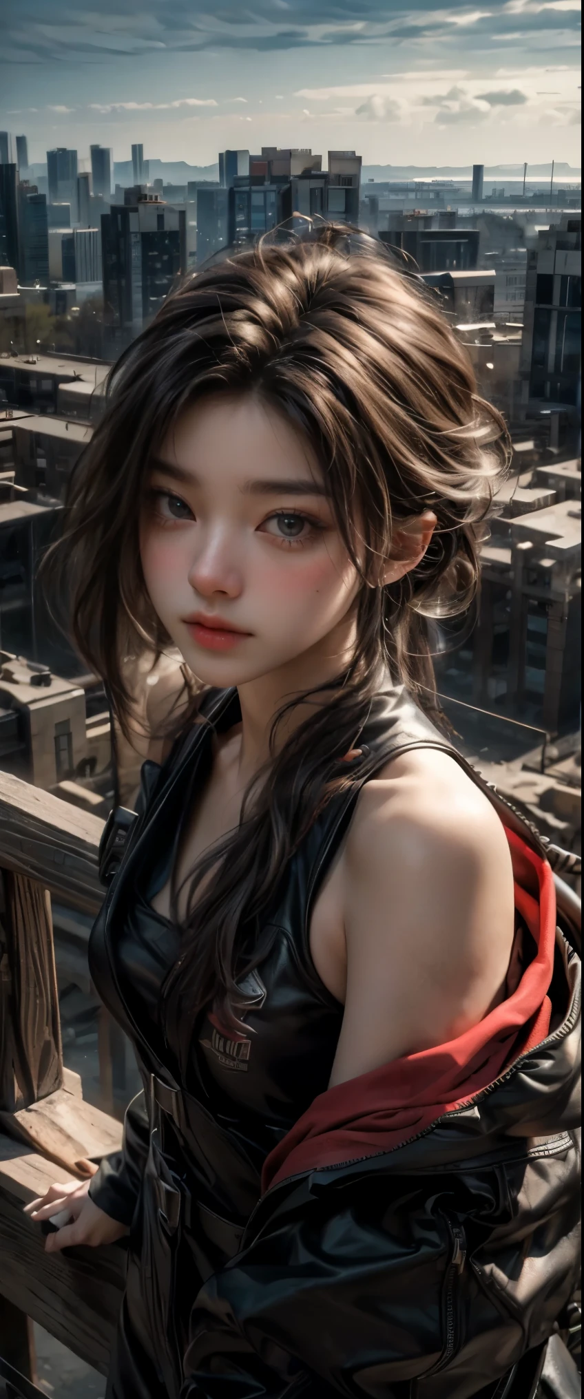 ((masterpiece, highest quality, Highest image quality, High resolution, photorealistic, Raw photo, 8K)), (Ultra Wide Angle), (View from above:1.2),
