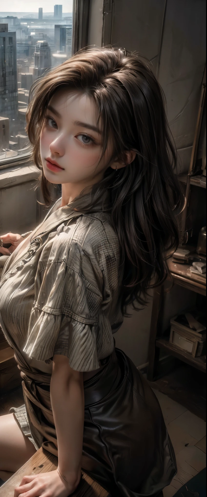 ((masterpiece, highest quality, Highest image quality, High resolution, photorealistic, Raw photo, 8K)), Ultra Wide Angle, View from above,