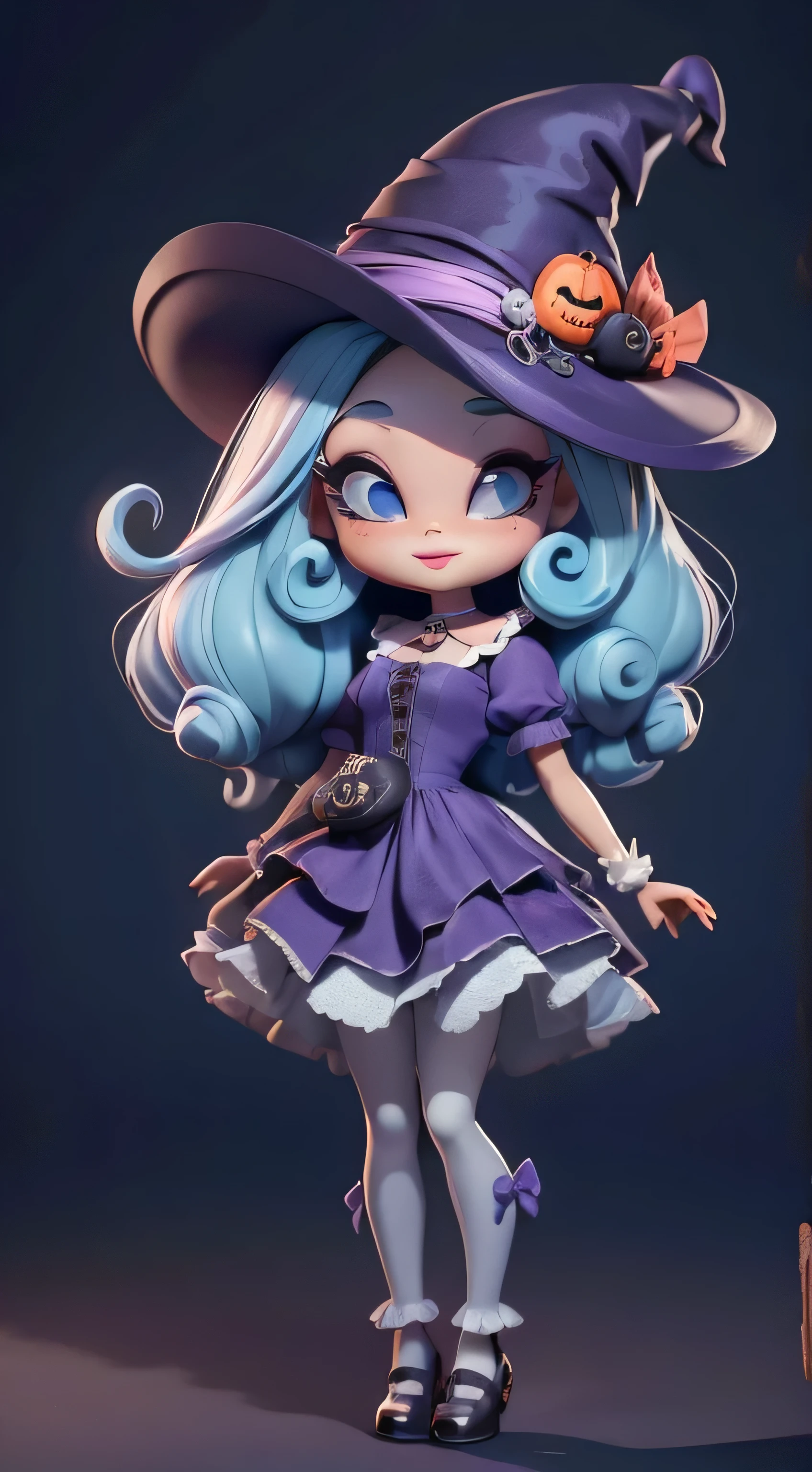 Crie fantasias de boneca estilo Chibi Afro Dread fofas com temas fofos de Halloween., Each piece has lots of detail and 8K resolution.. All puppets must follow the same and complete the stable background pattern of the image., mostrar (corpo inteiro inteiro, incluindo pernas: 1.5)
Bonecos pequenos de Halloween: Chame ela de Marina.. Ela deve ter cabelos pequenos em roxo e azul pastel.. Seus olhos devem ser grandes e expressivos., It has long eyelashes and rosy cheeks.. Um delicado sorriso branco. Marina had to dress in a costume., Luxury Hat. Ela deveria trazer enfeites de Halloween.. Don't forget to add details to your clothes., Like buttons and pouches., Sapatos fofos Don'Don't forget to add shadows., Textura e detalhes no cabelo, roupas, Halloween Appliances, To make them more cute and charming..