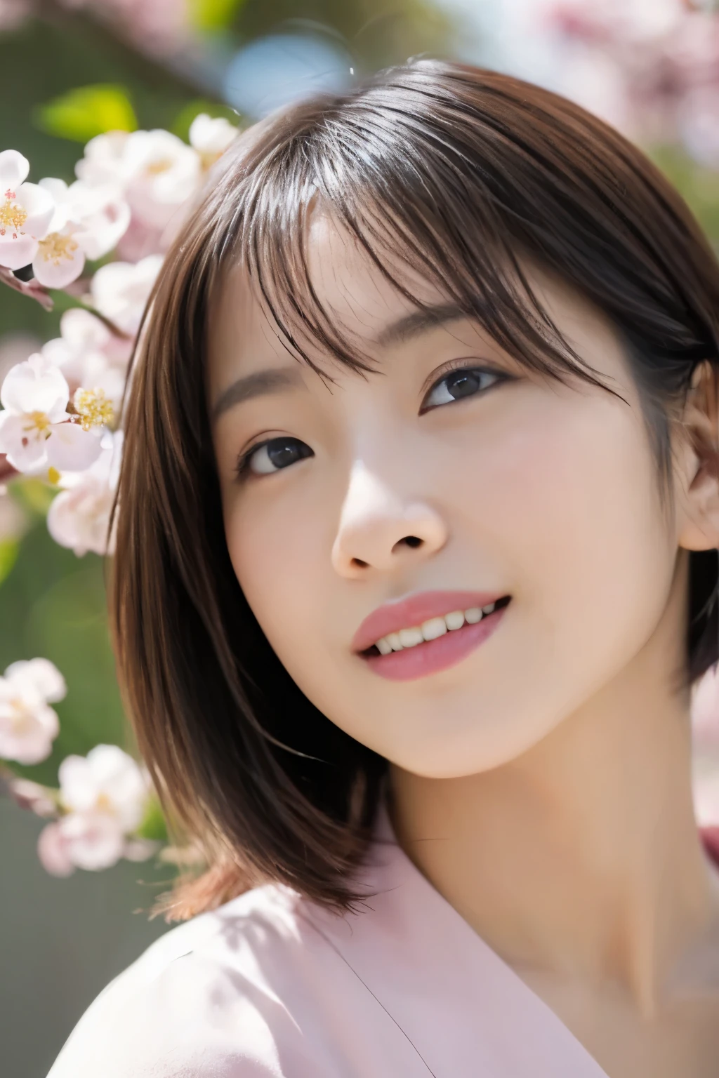 1 girl, (pastel color spring outfit:1.2), beautiful japanese actress,
looks great in the photo, long eyelashes, Plum blossomのイヤリング, Plum blossomの髪飾り,
(RAW photo, highest quality), (realistic, Photoreal:1.4), (table top),
beautiful and detailed eyes, thick and beautiful lips, highly detailed eyes and face,
break
(Plum blossomを愛でる少女:1.3),
(Plum blossom), (blue sky),
dramatic lighting, great atmosphere,
break
Perfect Anatomy, slender body, small, short hair, parted bangs, angel smile,
Crystal Skin, clear eyes, Strobe photography, catch light