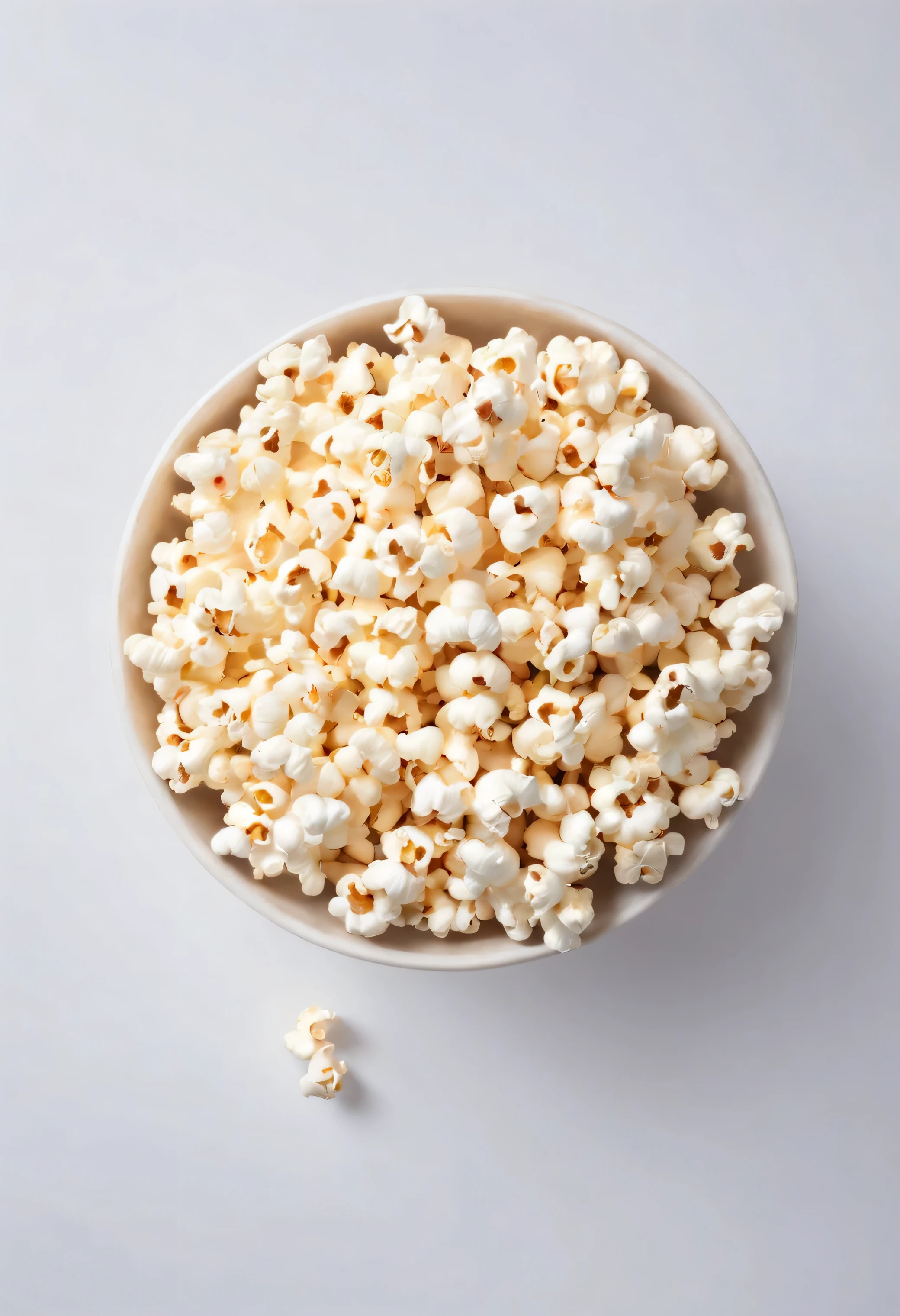popcorn, white background, food photography, magazine photo