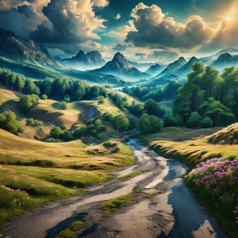 (best quality,4k,8k,highres,masterpiece:1.2),ultra-detailed,(realistic,photorealistic,photo-realistic:1.37),landscapes,portraits,(ultra wide angle:1.4), picasso style, vivid colors, vibrant brushstrokes, dramatic lighting, surreal atmosphere, abstract composition, geometric shapes, harmonious color palette, textured brushwork, dynamic perspective