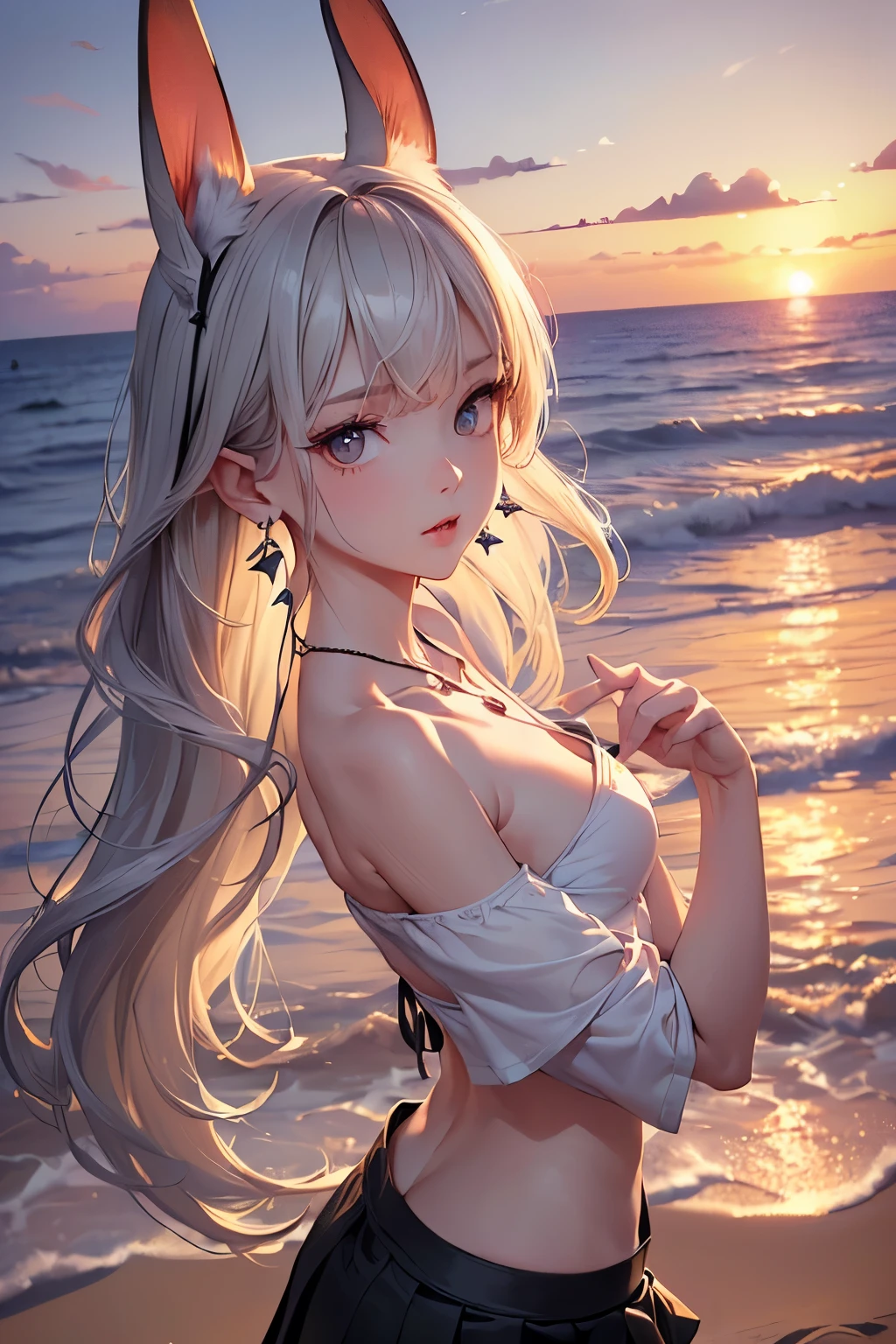 (detailed illustrations,Very detailed and precise drawing,Delicate drawn lines with tempo,Realistic texture expression),[color traced main line],midsummer beach[[tropical country]],(Girl(beautiful girl)[[big eyes]])[11 years old](SKINNY[bony body][very thin breasts[small nipples with pointed points,]][リアルな乳頭のdetailed]),[During orgasm](sweaty[Trance]) Eros in the Natural Body (Nude gravure),[Ideal Eros],([リアルな女性器のdetailed:0.8] [(clitoris) [labia minora]]),(Fine and beautiful skin expression [transparency]),[完璧な目のdetailed (Beautifully detailed iris)[eyes like jewels]],[long and beautiful eyelashes],[precisely drawn hair [美しく艷やかな髪のdetailed]],(完璧な手のdetailed [Beautiful fingers with no damage [beautiful nails]]),(perfect anatomy(perfectly balanced proportions))[[full body portrait]],[ideal color coordination(Accurate simulation of light and material interactions)],(HighQuality,High resolution,(detailed,High definition)),[[Soft ambient light]],[realistic],[Visual art that tells a story] [[full body portrait]][[Watercolor style coloring]][Colorful].