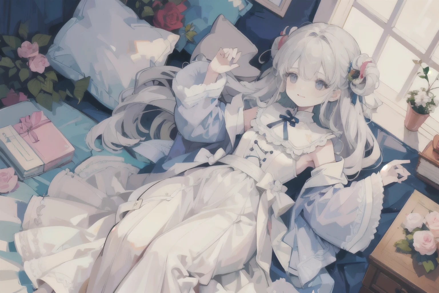 Tomorrow, when I wake up, there's a gift next to my pillow, a candy house that you promised me, a jeweled flower, and one thing I want, which one should I get?
「I hope everyone is happy」Just as I said that, I said a prayer.The snow is falling outside the window.I wonder if it's warm in my dream.Instead of the sheep, I only have a wish.The distorted wishes I counted one by one, and the beautiful falsehoods.Even when I hold them, they pierce through lies, promises, truth, and prayers. God, please listen to me and hold my thoughts gently. Someday, when I wake up in the sun, I want to meet you with a smile just once. I don't need the stars in the night sky or a big dog. I'll make you a good . I'll make you a good boy, in my heart-filled drawer. I cherish one thing in my life. Outside the window, snow is falling. Is it warm in my dreams? Instead of a warm blanket, I tell dry lies. Pretending to be the hopes I've piled up one by one, the devil laughs. Even the voice that calls for help doesn't reach me. I believed in it. If you're going to hurt me, I don't need God.Please give me back.There are distorted wishes and beautiful lies.Even if I hold you, they pierce me with lies, promises, truth, and prayers.God, please listen to me and gently hold my thoughts.