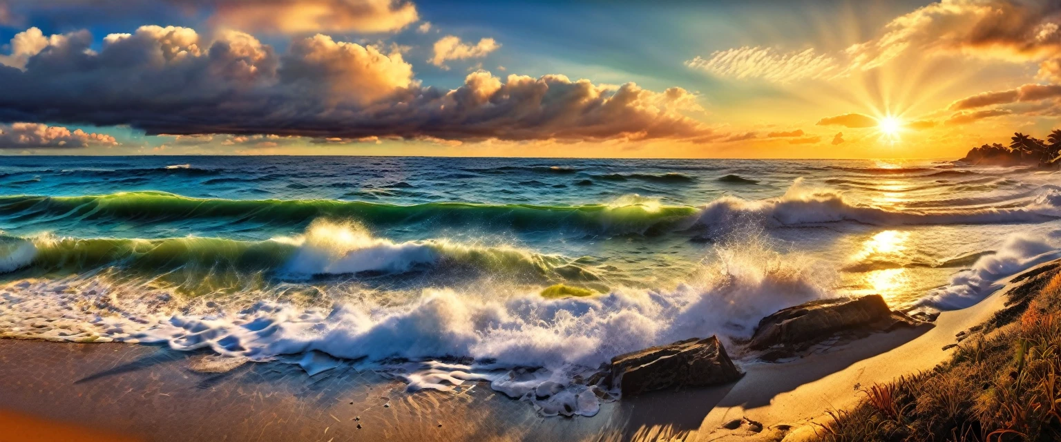 Ultra Wide Angle, wide angle exterior background, (best quality,ultra-detailed,realistic:1.37),HDR,UHD,studio lighting,vivid colors,ultra wide angle,wide angle exterior background,highres,photorealistic,physically-based rendering,horizon with vibrant colors,ocean waves crashing against the shore,dramatic cloud-filled sky,sun casting long shadows on the landscape,impressive vastness and depth,detailed foliage and vegetation,crisp details in architectural elements,sharp focus,fisheye-like perspective,panoramic view of the surroundings,wide open space with a sense of  and expansiveness,unobstructed view of the outdoor scenery,immersive experience of the natural environment,rich color saturation and contrast,brilliant hues and tonal range in the sky and landscape,play of light and shadows creating depth and dimension,realistic portrayal of textures and materials,thoroughly captures the beauty and grandeur of the scene,perfectly balanced exposure and dynamic range,ultra-fine painting-like quality,showcasing the best of nature's wonders,creating a masterpiece in every frame,photo-realistic representation of the wide angle perspective.