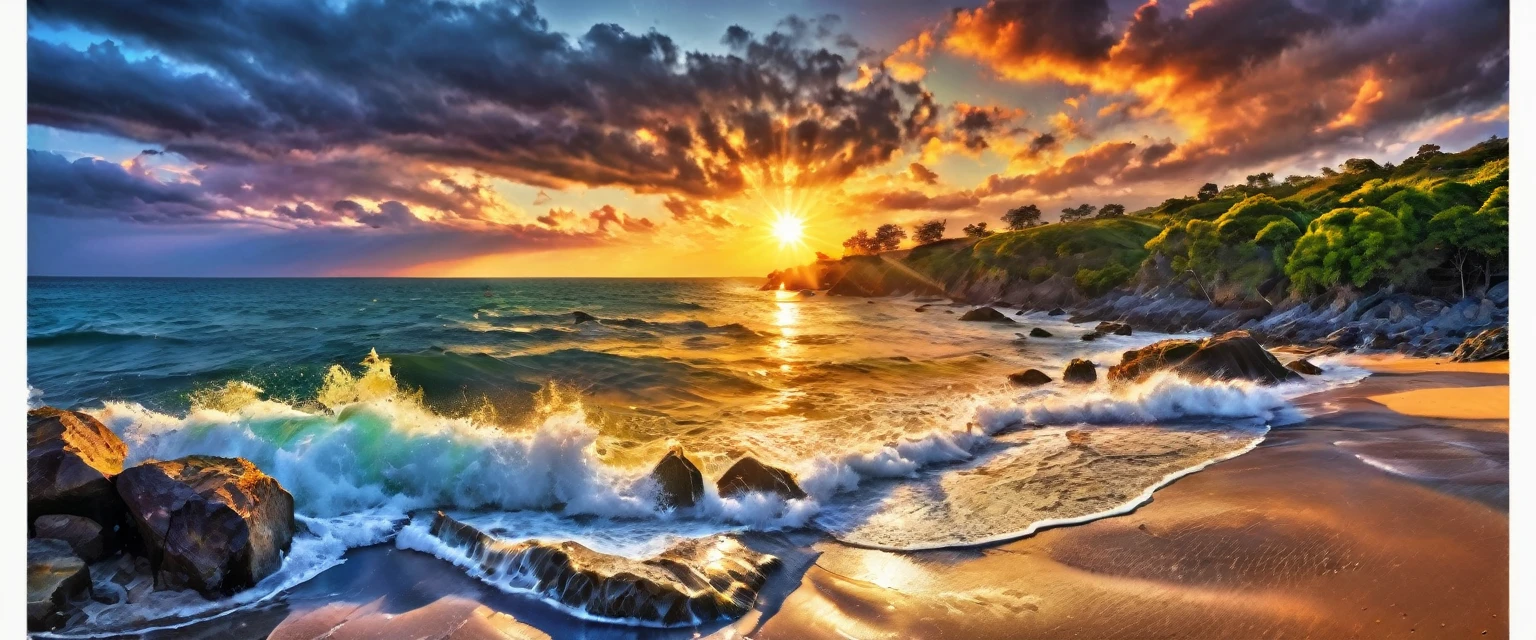 Ultra Wide Angle, wide angle exterior background, (best quality,ultra-detailed,realistic:1.37),HDR,UHD,studio lighting,vivid colors,ultra wide angle,wide angle exterior background,highres,photorealistic,physically-based rendering,horizon with vibrant colors,ocean waves crashing against the shore,dramatic cloud-filled sky,sun casting long shadows on the landscape,impressive vastness and depth,detailed foliage and vegetation,crisp details in architectural elements,sharp focus,fisheye-like perspective,panoramic view of the surroundings,wide open space with a sense of  and expansiveness,unobstructed view of the outdoor scenery,immersive experience of the natural environment,rich color saturation and contrast,brilliant hues and tonal range in the sky and landscape,play of light and shadows creating depth and dimension,realistic portrayal of textures and materials,thoroughly captures the beauty and grandeur of the scene,perfectly balanced exposure and dynamic range,ultra-fine painting-like quality,showcasing the best of nature's wonders,creating a masterpiece in every frame,photo-realistic representation of the wide angle perspective.
