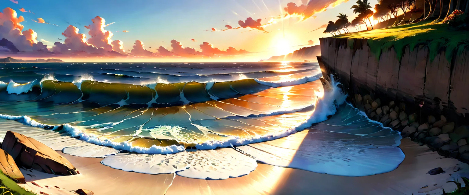 Ultra Wide Angle, wide angle exterior background, (best quality,ultra-detailed,realistic:1.37),HDR,UHD,studio lighting,vivid colors,ultra wide angle,wide angle exterior background,highres,photorealistic,physically-based rendering,horizon with vibrant colors,ocean waves crashing against the shore,dramatic cloud-filled sky,sun casting long shadows on the landscape,impressive vastness and depth,detailed foliage and vegetation,crisp details in architectural elements,sharp focus,fisheye-like perspective,panoramic view of the surroundings,wide open space with a sense of  and expansiveness,unobstructed view of the outdoor scenery,immersive experience of the natural environment,rich color saturation and contrast,brilliant hues and tonal range in the sky and landscape,play of light and shadows creating depth and dimension,realistic portrayal of textures and materials,thoroughly captures the beauty and grandeur of the scene,perfectly balanced exposure and dynamic range,ultra-fine painting-like quality,showcasing the best of nature's wonders,creating a masterpiece in every frame,photo-realistic representation of the wide angle perspective.