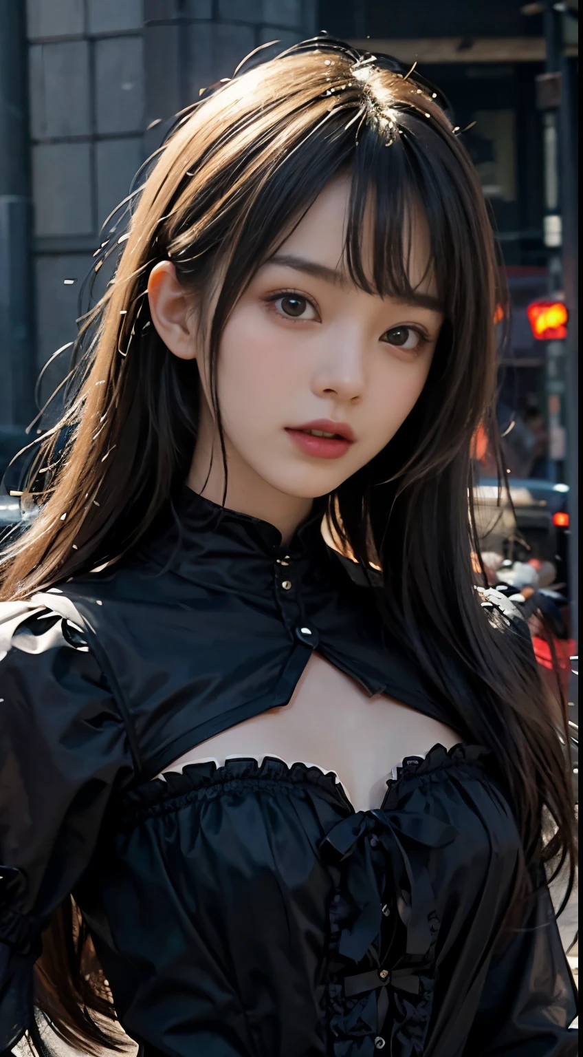 Fallen Angel hiper realista 666, dark fantasy, anime, vibrant