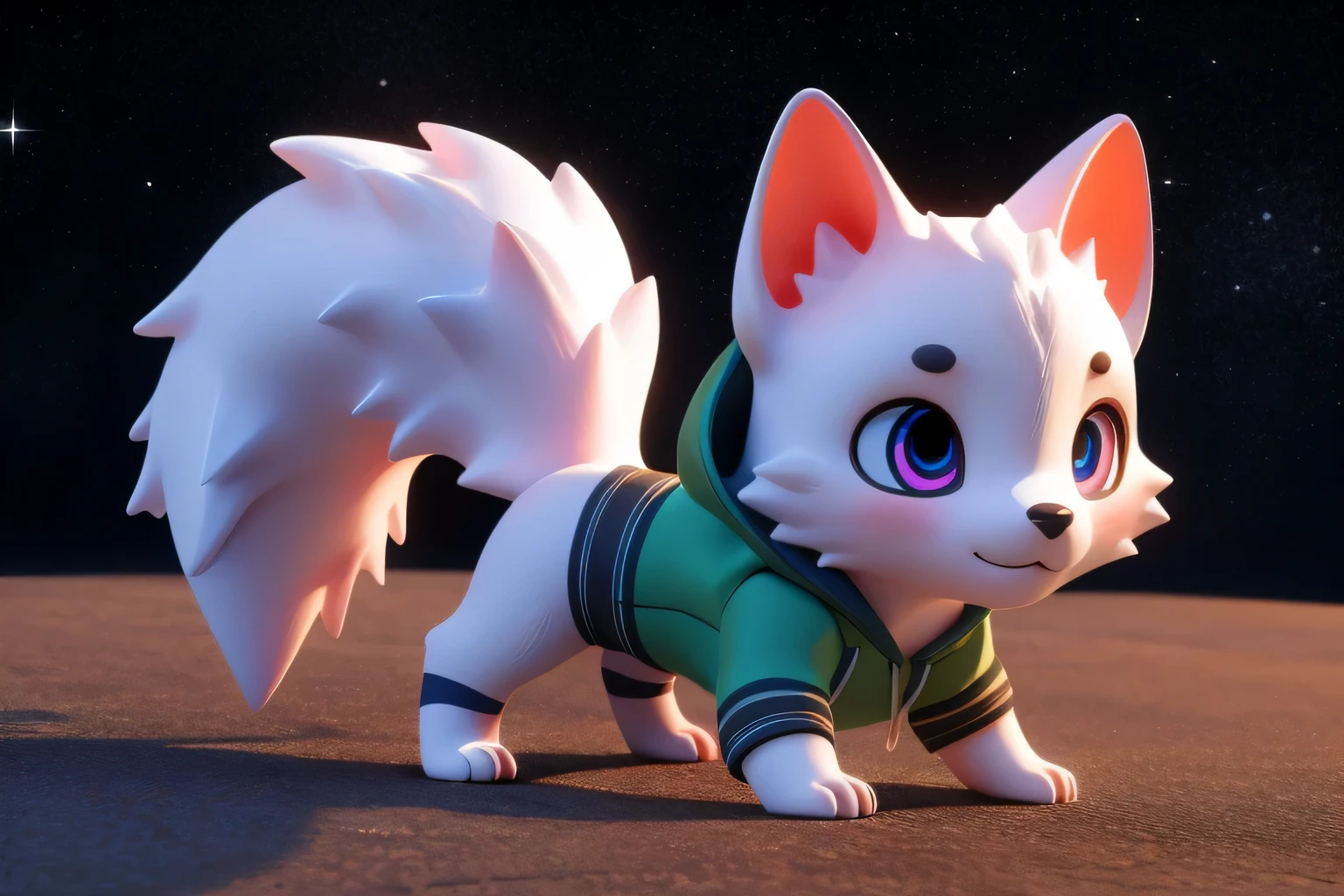 (((wilderness))), ((charming小蓝狐, already, girl,young)) have different colored eyes， chibi， charming，Shy, blush, logo design， Caralready， movie lighting effects， ((3D vector art))， Cute and quirky， fantasy art， Bokeh， Hand Painted， digital painting， soft light， Isometric风格， 4K resolution， photorealistic rendering， High level of detail cleaning， vector image， A lifelike masterpiece， Professional photography， simple space background， Flat white background， Isometric，Vibrant vector, vaginal, mating,hoodie, bottomless pit, Fine hairs, Anisotropic fur gloss, ((subsurface scattering)), on the bed, ((The body is very wide)), ((Animal genitalia)), [[vein]], (on all fours), ((Show rear)), [anus], big tail, ((Striped knee-length socks))