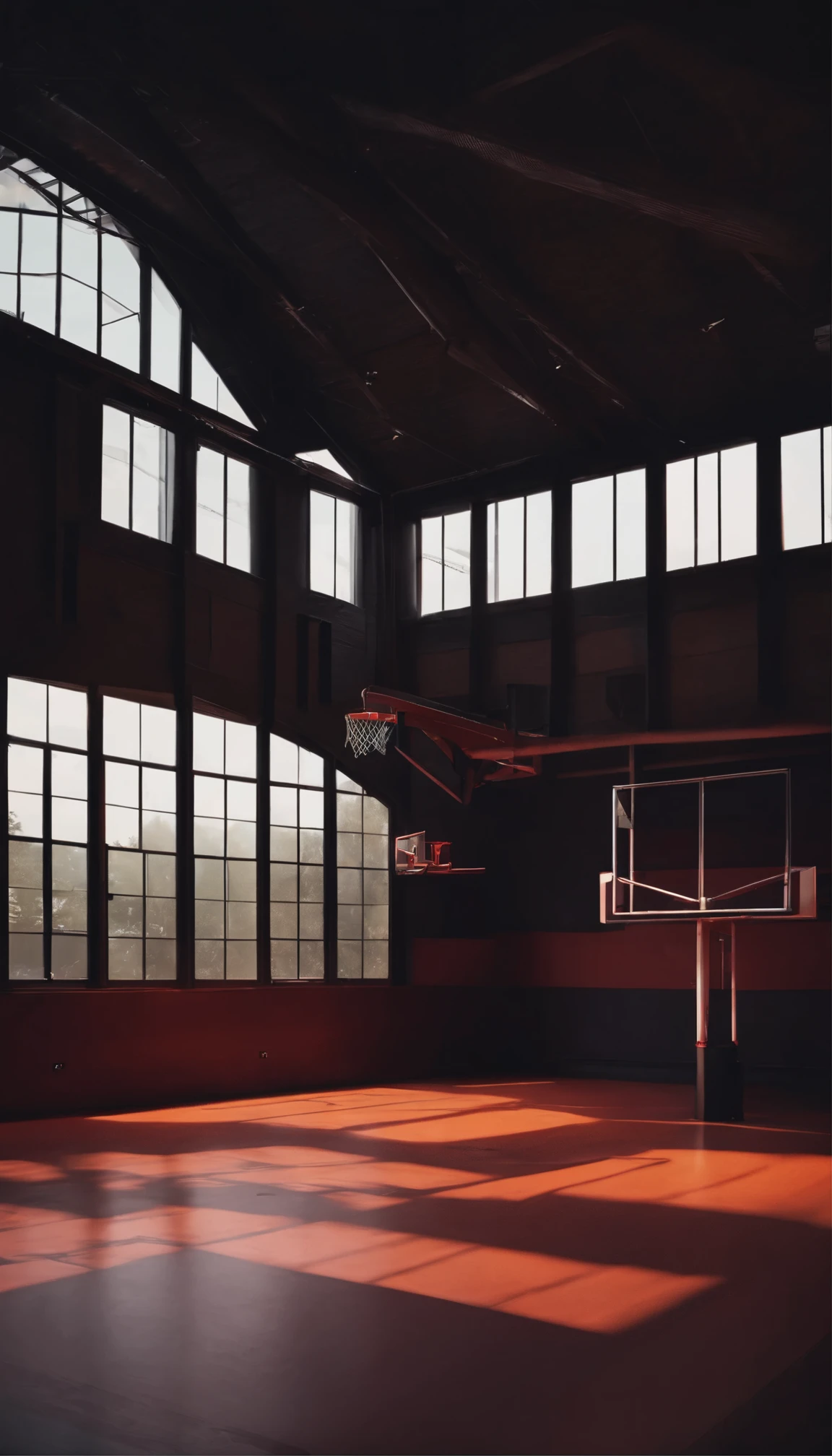 Chambre, Neon, basketball, youtube studio, Realistic