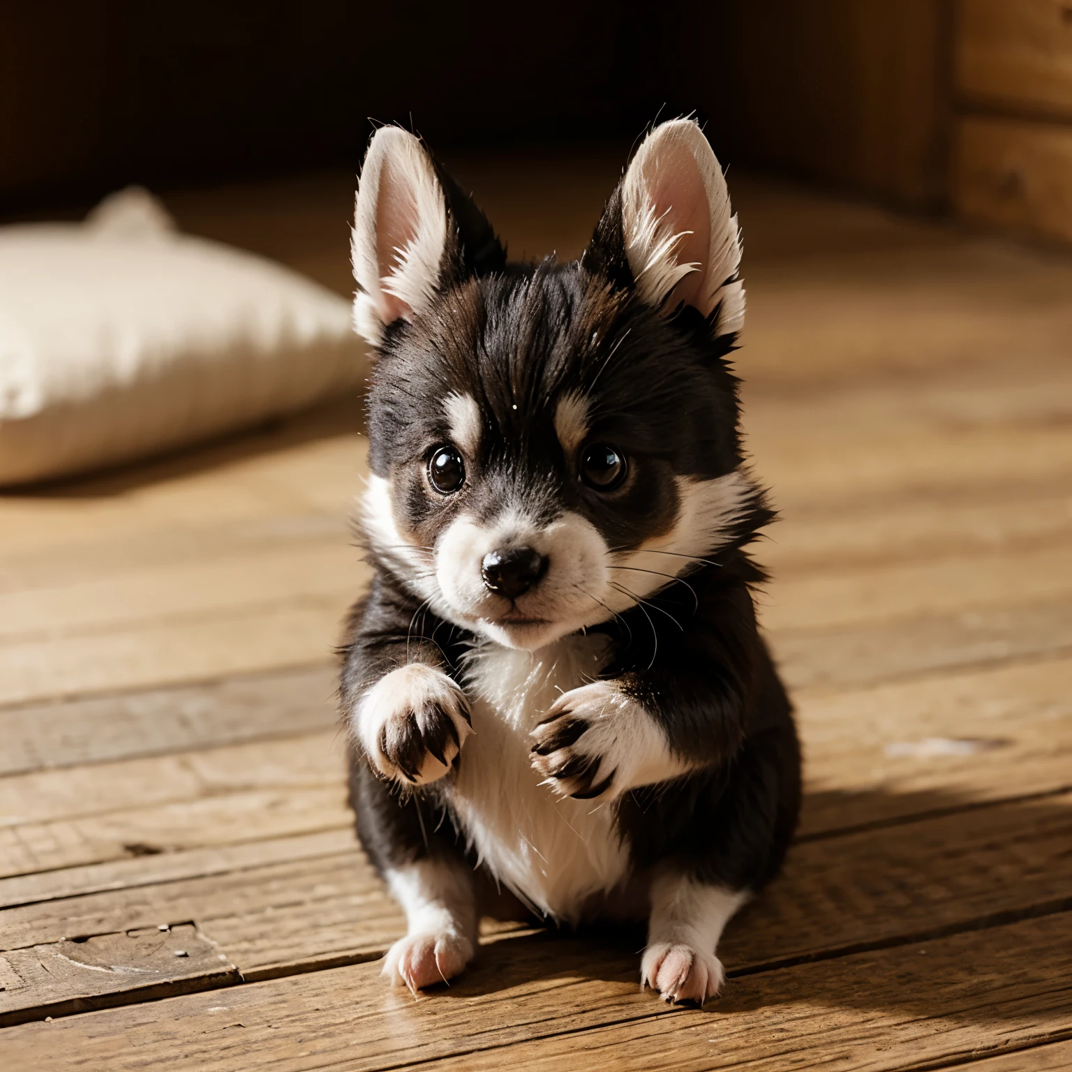 Create a realistic furry small animal