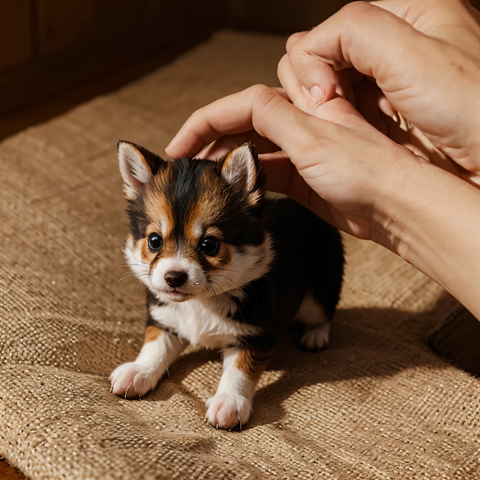 Create a realistic furry small animal