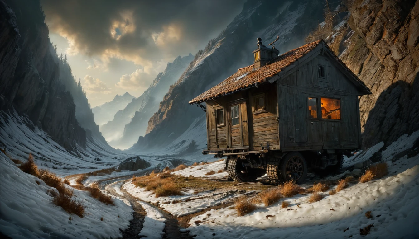 ultra-wide angle, by Michal Karcz, masterpiece, best quality, very aesthetic, perfect composition, intricate details, ultra-detailed, Professional, official art, Representative work