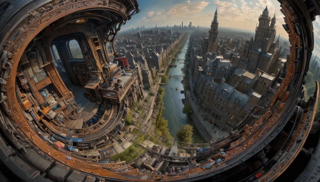 ultra-wide angle, by Chris Cold, masterpiece, best quality, very aesthetic, perfect composition, intricate details, ultra-detailed, Professional, official art, Representative work