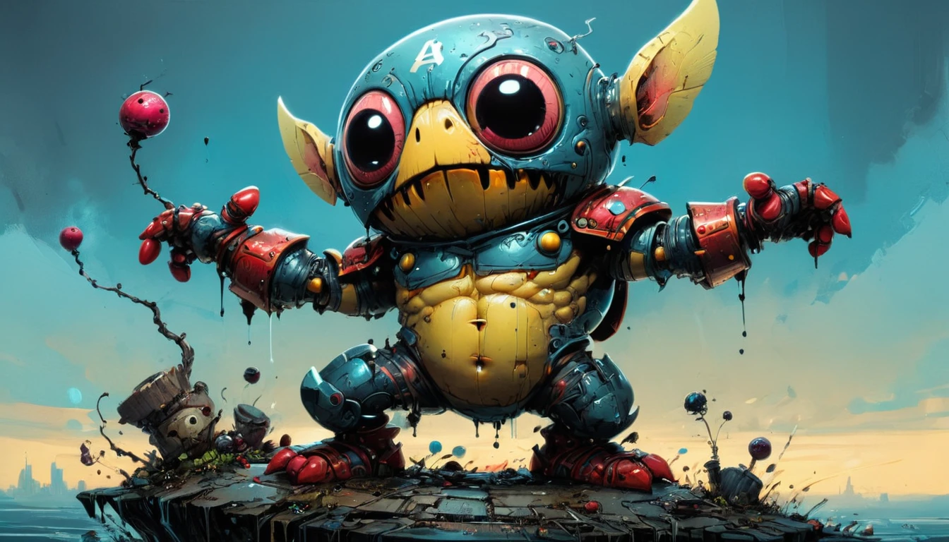 ultra-wide angle, by Skottie Young, (masterpiece, best quality, perfect composition, very aesthetic, absurdres, ultra-detailed, intricate details, Professional, official art, Representative work:1.3)