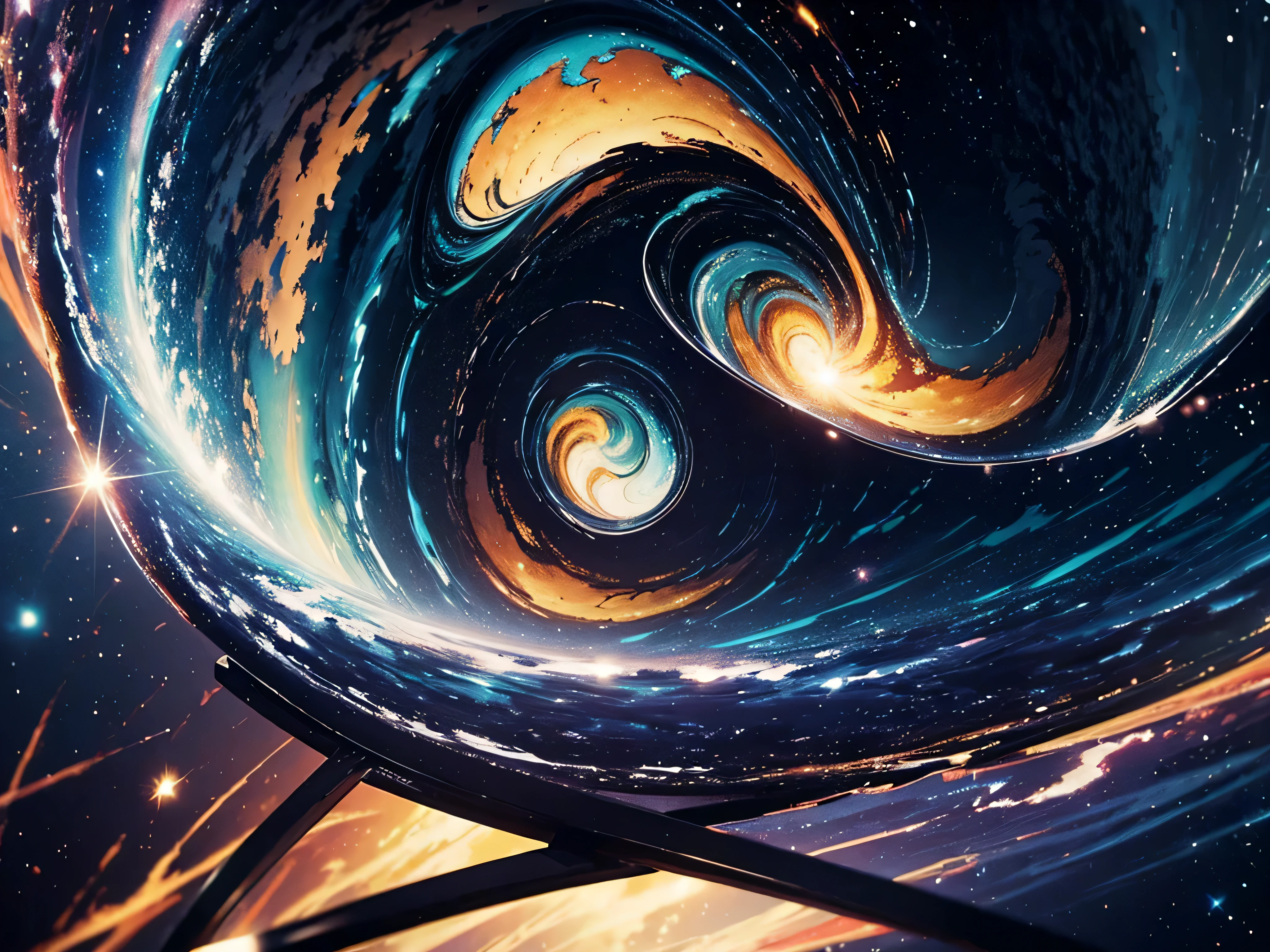 Please create an art piece like this a close up of very coherent image,