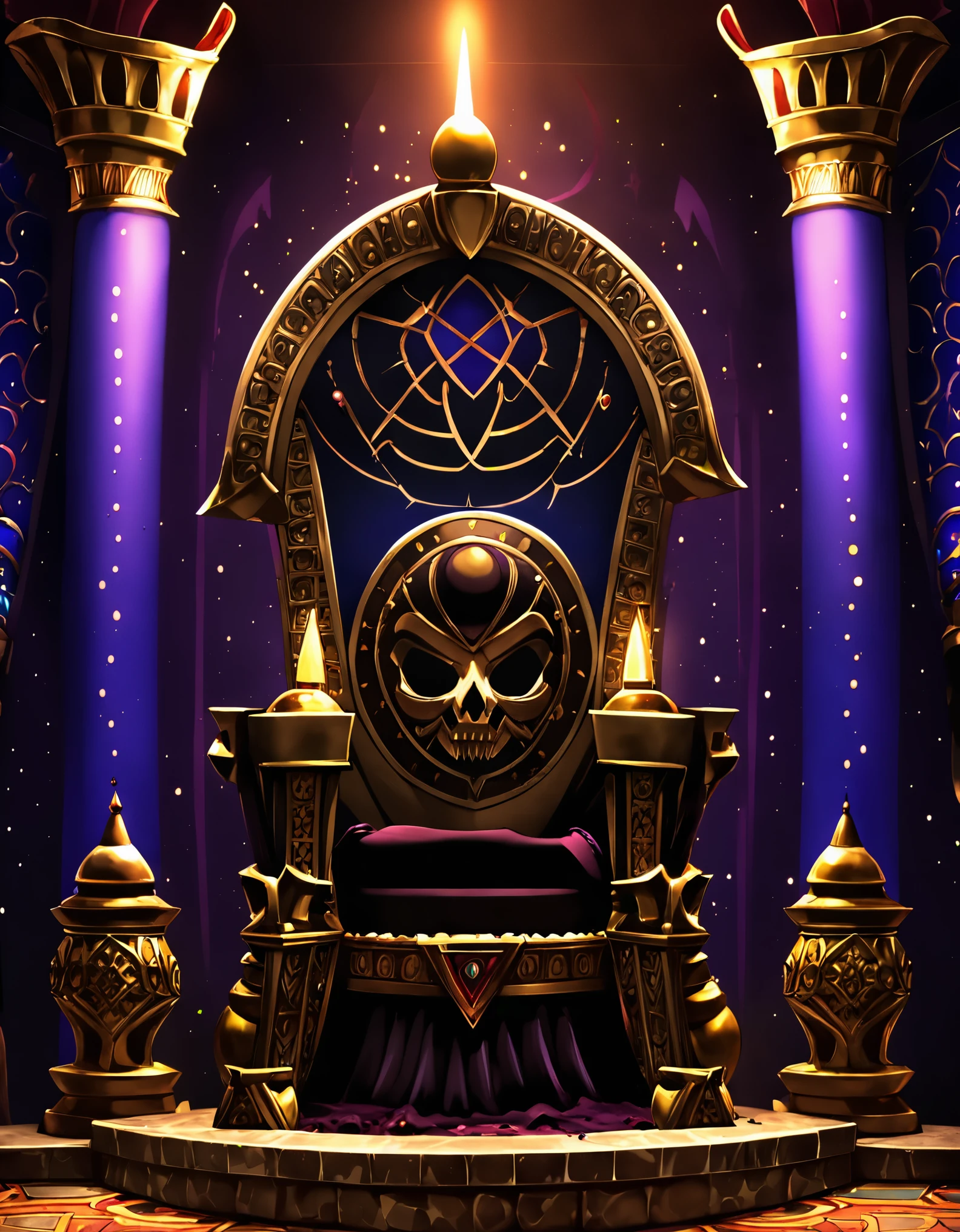 1 garota, tronco, single focus, Sinister allure, Traje inspirado em Jafar, olhar calculista, (covil do feiticeiro: 1.4), (pessoal encantado: 1.3), Dark features, villainous aura, [profundidade de campo, ambient lighting, primeiro plano do covil escuro, fundo do covil nefasto], Jafar de Agrabah, black witchcraft, covis misteriosos, (cursed artifacts), (trono sinistro: 1.2), detalhes intrincados, Improved lighting.