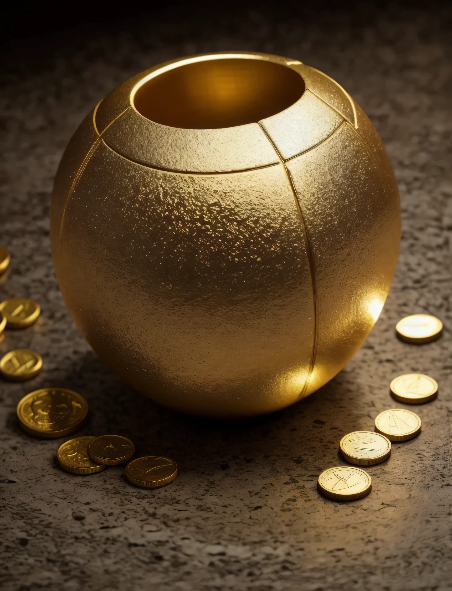 cofre abieroto, lleno de monedas de oro y diamantes, obra maestra, ultra high res, (fotorrealista: 1.4), cinema lighting, Incredibly detailed, hiperrealista, intricate design, detalles finos, renderizado de octanaje