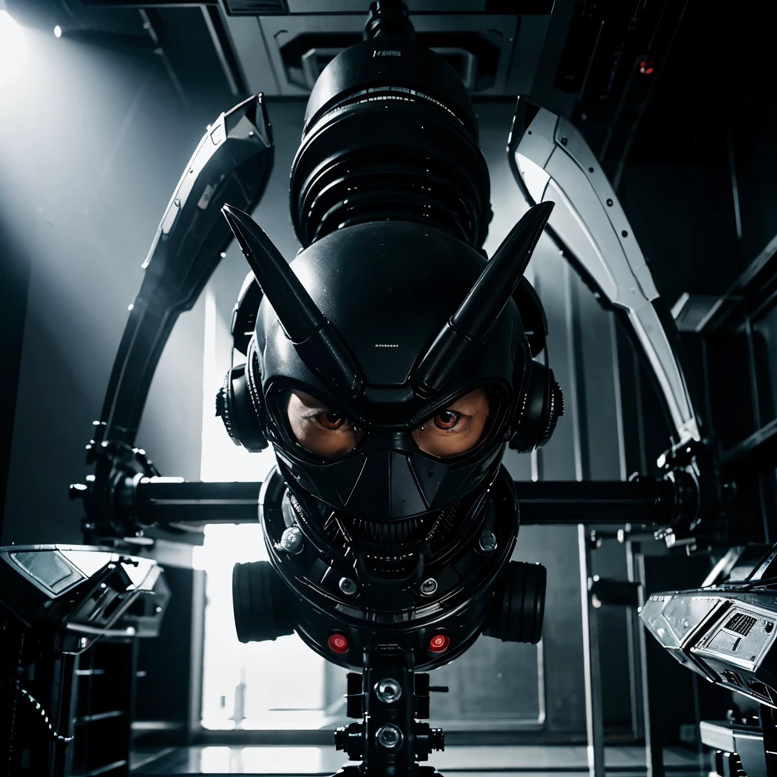 Alien yang sedang memanipulasi seorang manusia 