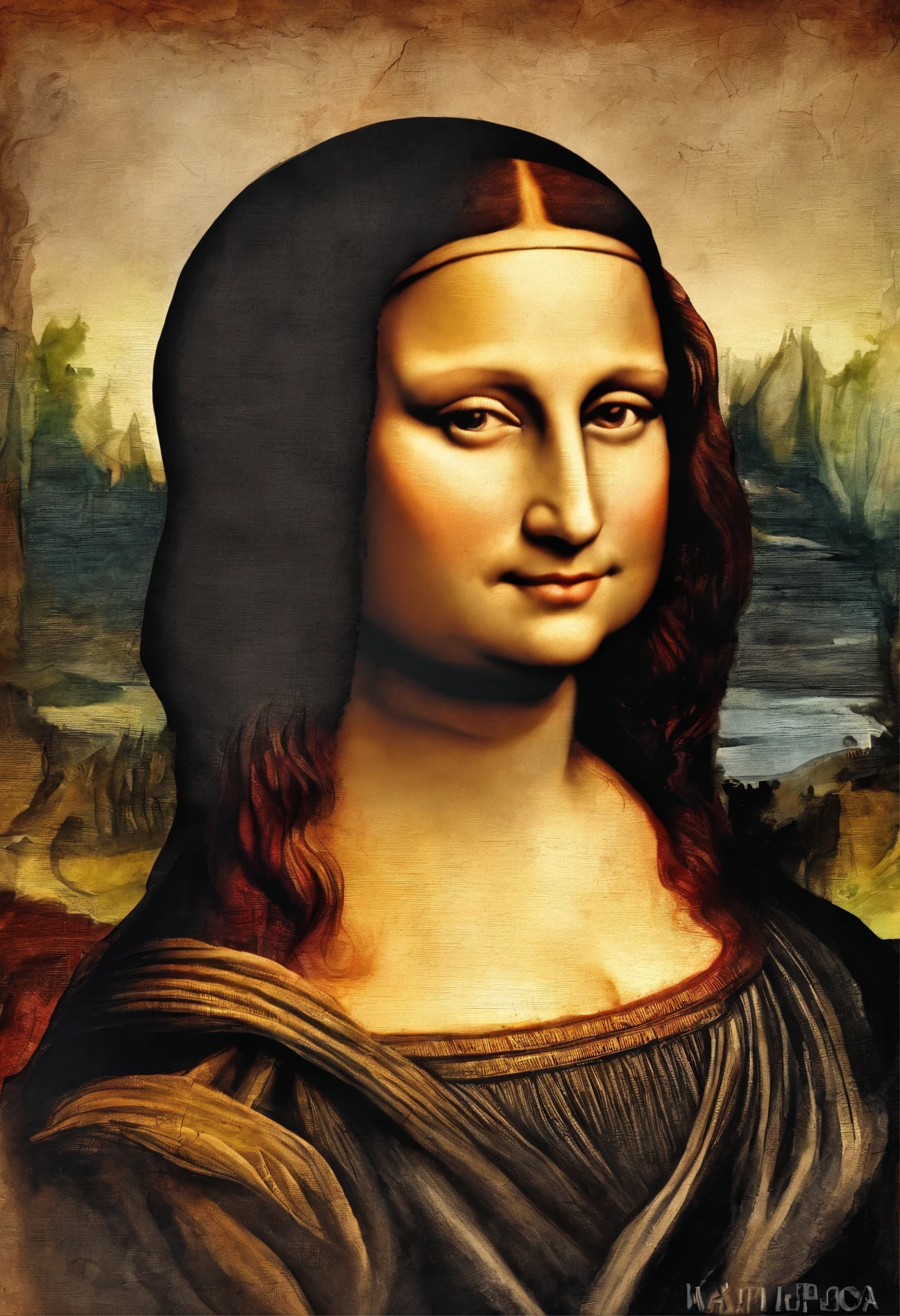 Mona lisa sendo homem