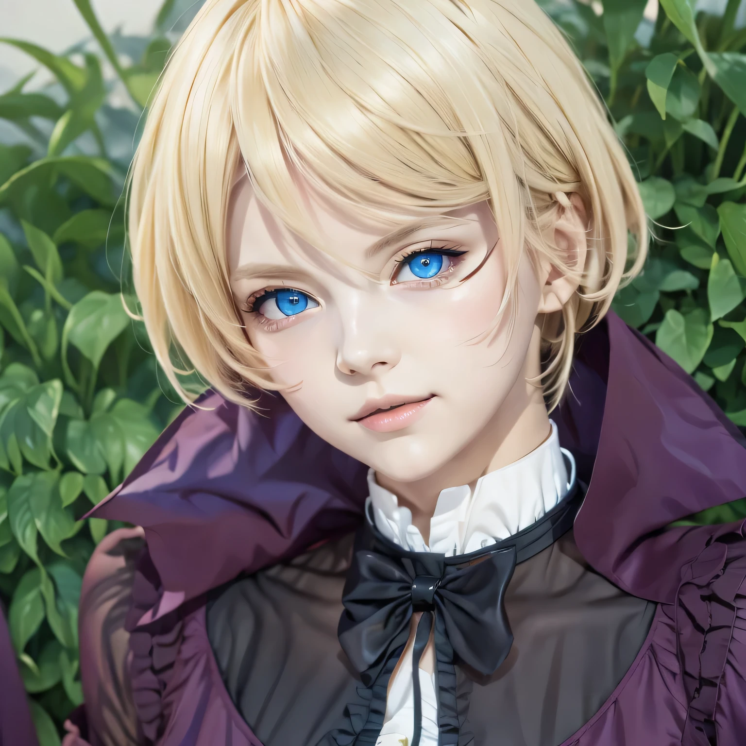 alois Trancy , blonde hair , blue eye