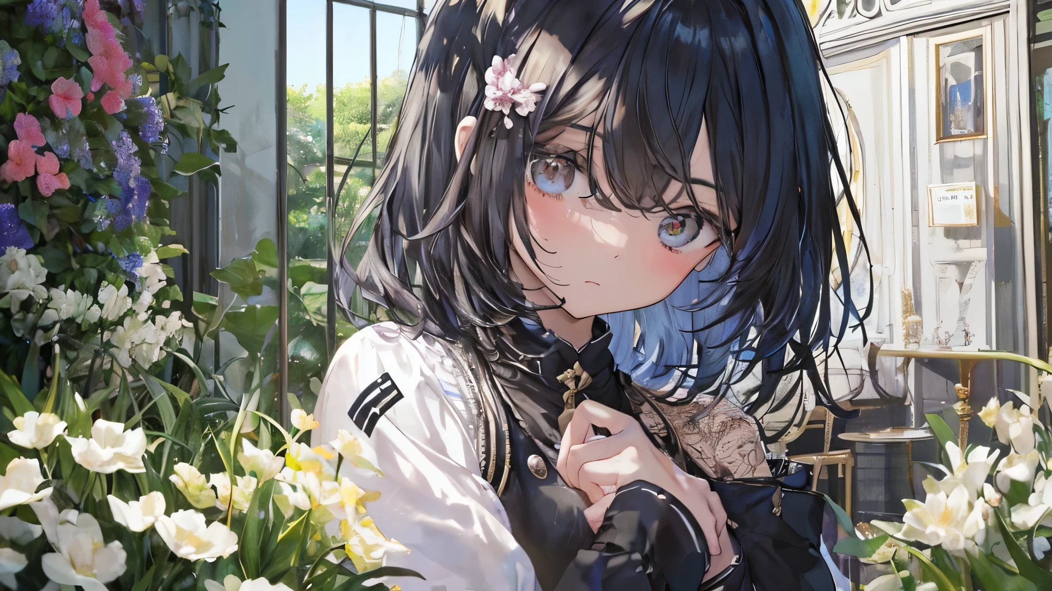 (masterpiece、de primera calidad、de primera calidad、arte oficial、Beautifully aesthetic:1.2)、(1 chica en:1.3)、Muchacha con uniforme militar、muy detallado、(Fractal Art:1.1)、(Color:1.1) (florales:1.3)、(dibujo lineal)、dibujo lineal、dibujo a pluma、zentangle、(Patrones de tatuajes:1.2)、(Complex lineasterpiece)、(de primera calidad:1.1)、(ultra detallado)、The best details of the illustration.、dibujado a mano de alta calidad、muy contrastado、(lineas limpias:1.3)、clear line、(portlate)、(muy de cerca:1.1)、trajes militares、Antiguo、Negro rojo、1 chica en、gatos、solo、(detalle intrincado:1.3)、(antecedentes detallados:1.2)、(fondo coloreado:1.1)、bosquejado、detalle intrincado、high resolution