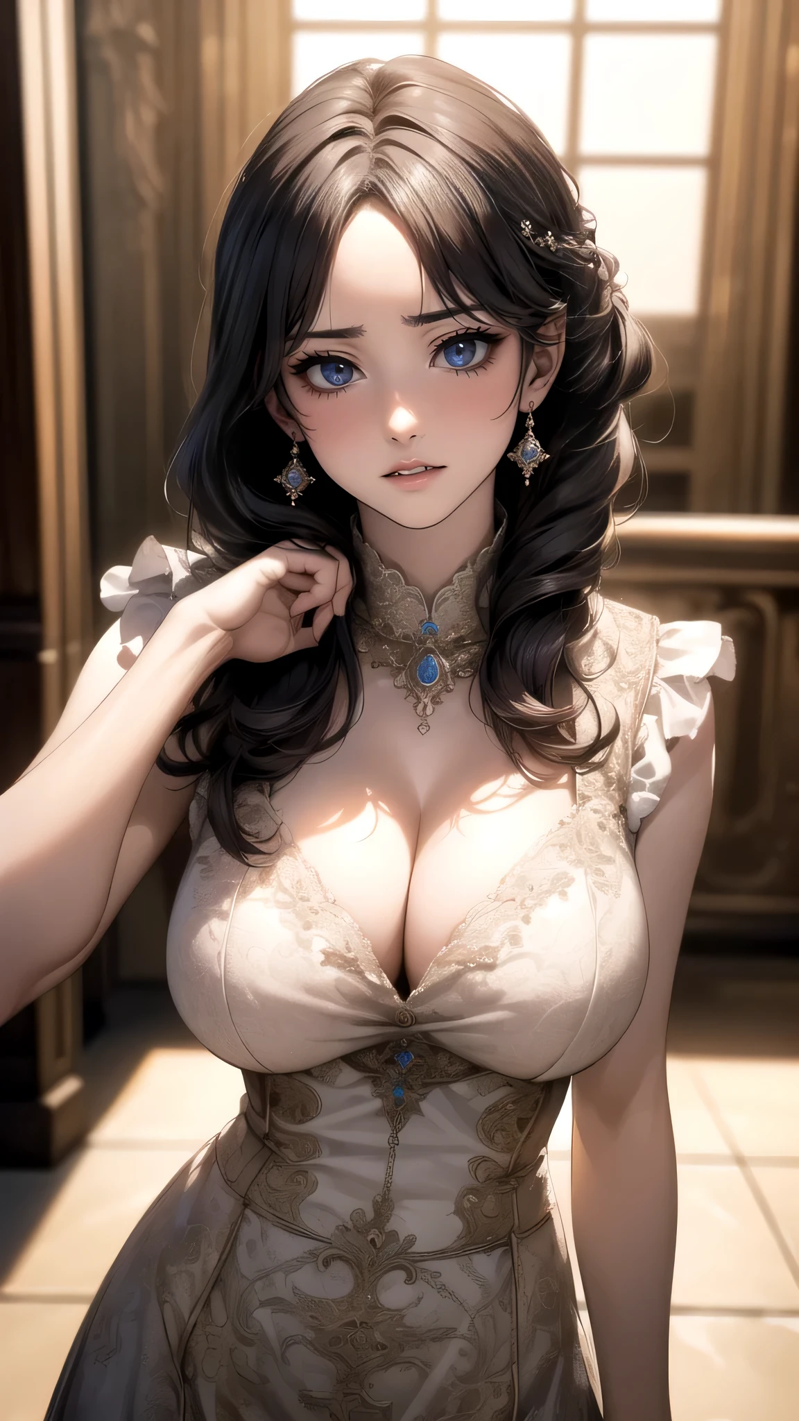 (random place),(random pose:1.2),(random hairstyle),(big breasts:1.5),(movie scene,best image quality,(8K), Super realistic, 最high quality, high quality, High resolution, high qualityな質感, high detail, beautiful, Detailed, Highly detailed CG, Detailedテクスチャー, realistic facial expression, masterpiece, before, dynamic, bold)