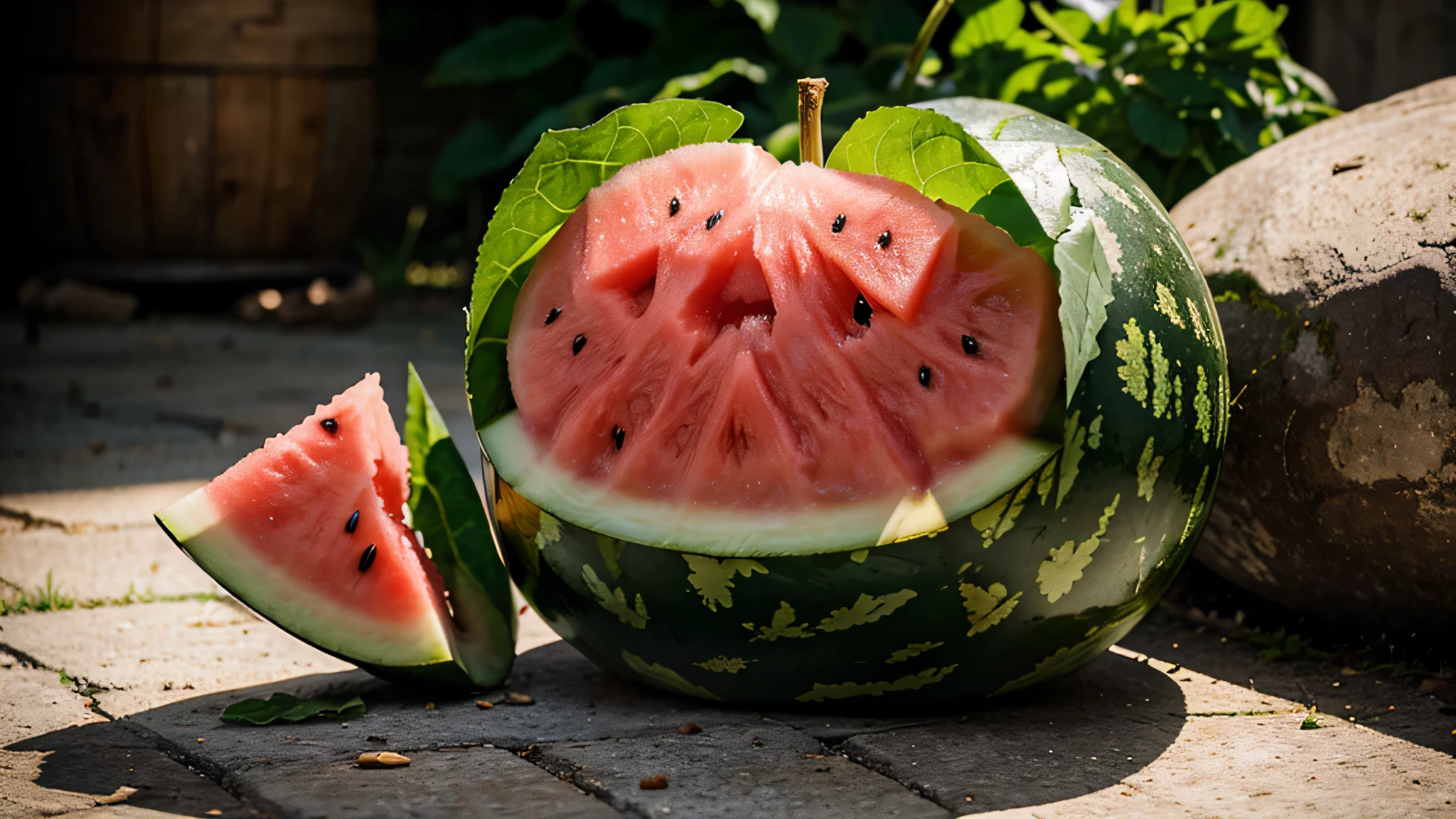 clickbait photo cringe about watermelon  
