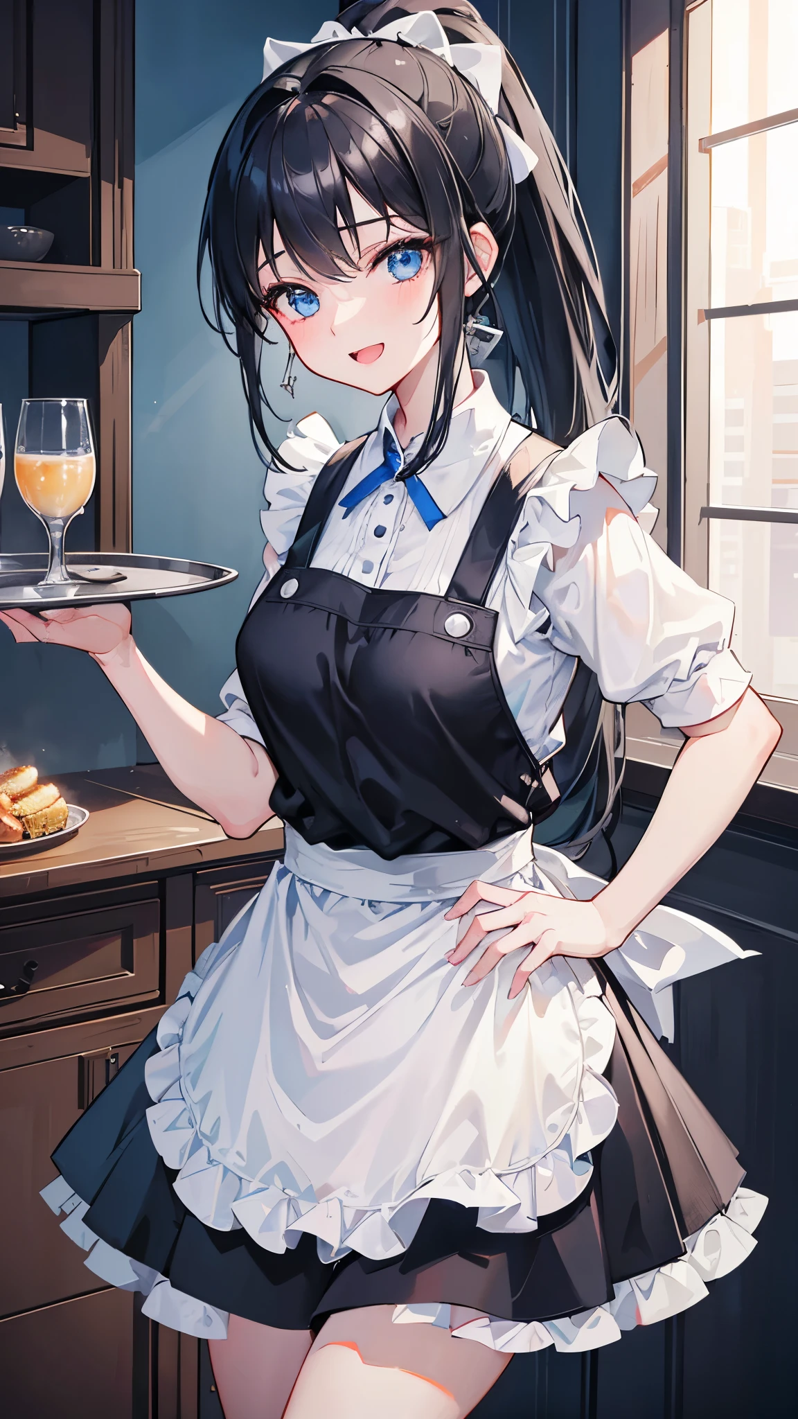 1女の子、Sorrisos、Camisa、skirt by the、(small breasts)Chilarism、The dress、apron、maid、Hair Ornaments、Sex Slave sex ass