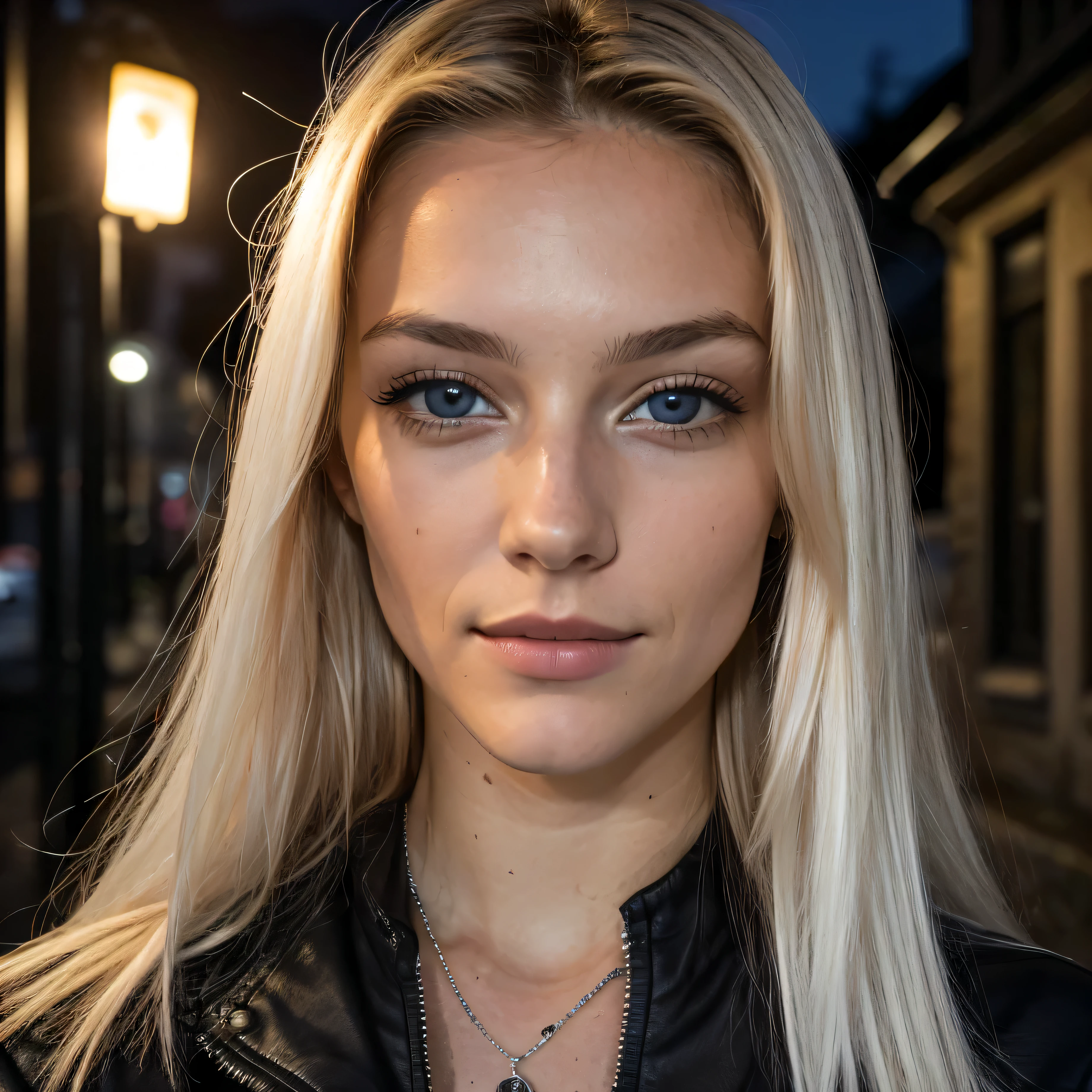 (selfie,: 1.4), (straight half of the body: 1.4), Portrait photo of a 24-year-old blonde in RAW UHD format. (brown eyed woman) I'Ich gehe eine dunkle Gasse entlang, Large tits,, die Stadt bei Nacht, ( Felsen), (Detail), Einzelheiten (Textil-! , Haar! , Scheinen, Farbe!! , Unvollkommenheiten: 1.1), Helle Augen mit hohem Detaillierungsgrad (Blick in die Kamera), Spiegelbeleuchtung, SLR camera, Ultra quality, Sharpness , depth of field, The granularity (Center), Fujifilm XT3, Kristallklar, Mittelrahmen, Pretty face, Scharfer Fokus, Strassenlicht, fluoreszierende Beleuchtung, hips (schwachem Licht), Abend, (Nachthimmel), Detaillierte Hautporen, oily skin, brennen, Komplexes Augendetail, hole body, Large ,