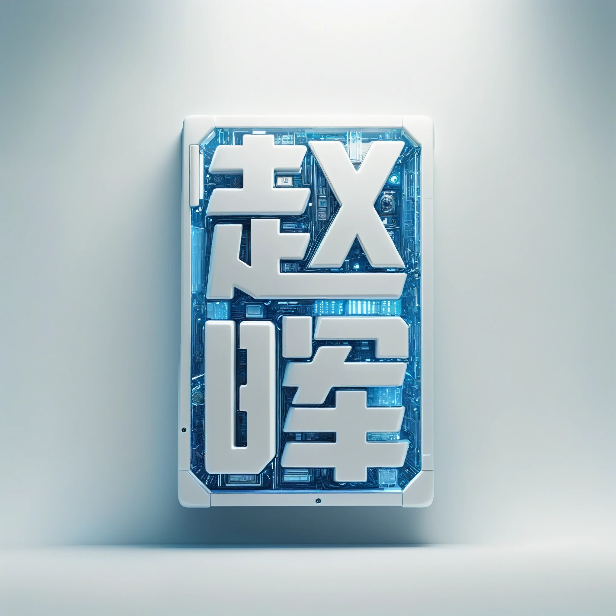 (Quilted paper art), Digital Art,Cyberpunk,(White ceramic housing:1.5),blue transparent glass,3D rendering,ray tracing,Reasonable structure,Complex internal structure,(Clear lines, High sharpness,best quality, masterpiece, 4K ),ais-mechdystopia