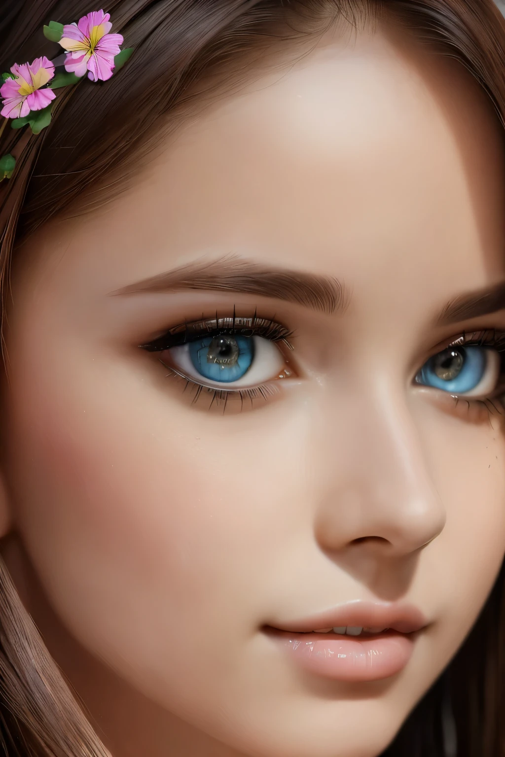 (best quality,4k,8k,highres,masterpiece:1.2),ultra-detailed,(realistic,photorealistic,photo-realistic:1.37),beautiful detailed eyes,beautiful detailed lips,extremely detailed eyes and face,longeyelashes,1girl,illustration,floral background,vivid colors,soft lighting