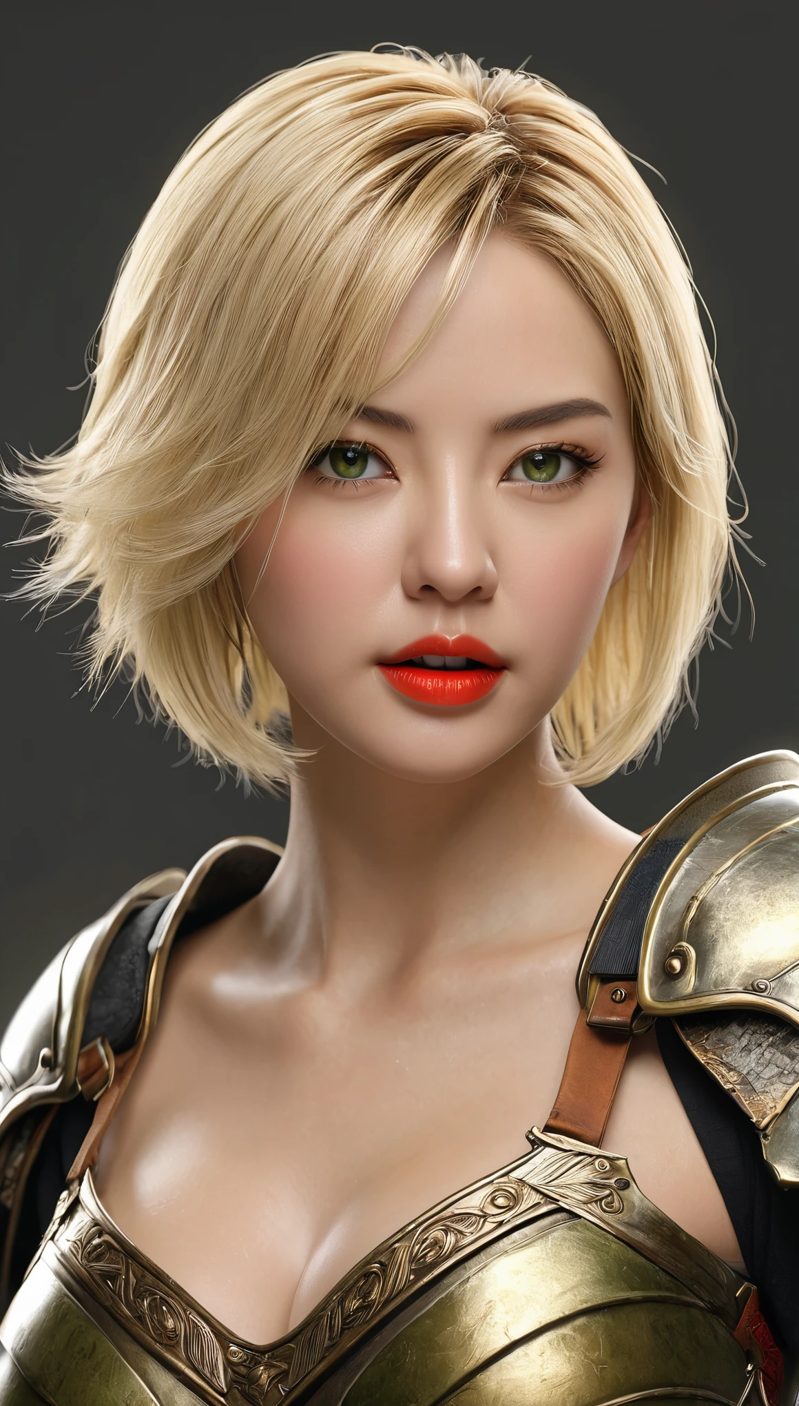 (((hyper real)))、(Amazon Female Warrior)、
Beautiful woman High level image quality High resolution realistic short hair blonde mature、middle-aged women、((big big tits)) Fine skin texture、超High resolution、realistic、plump body shape、((中年のBeautiful woman))、beautiful expression 、fine green eyes、blonde hair、35Amazon Female Warrior、big cleavage、big ass、bright red lips、(simple clothes)and(Wearing simple armor)、(i have a weapon)、