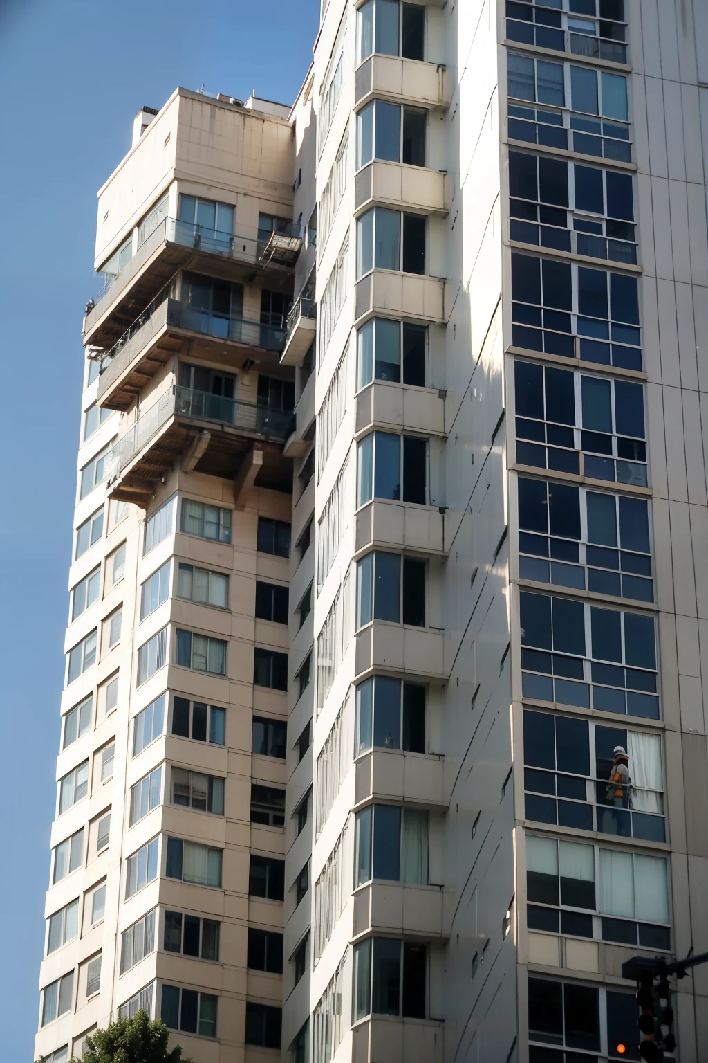 architecture，high-rise buildings，Worker，cap
