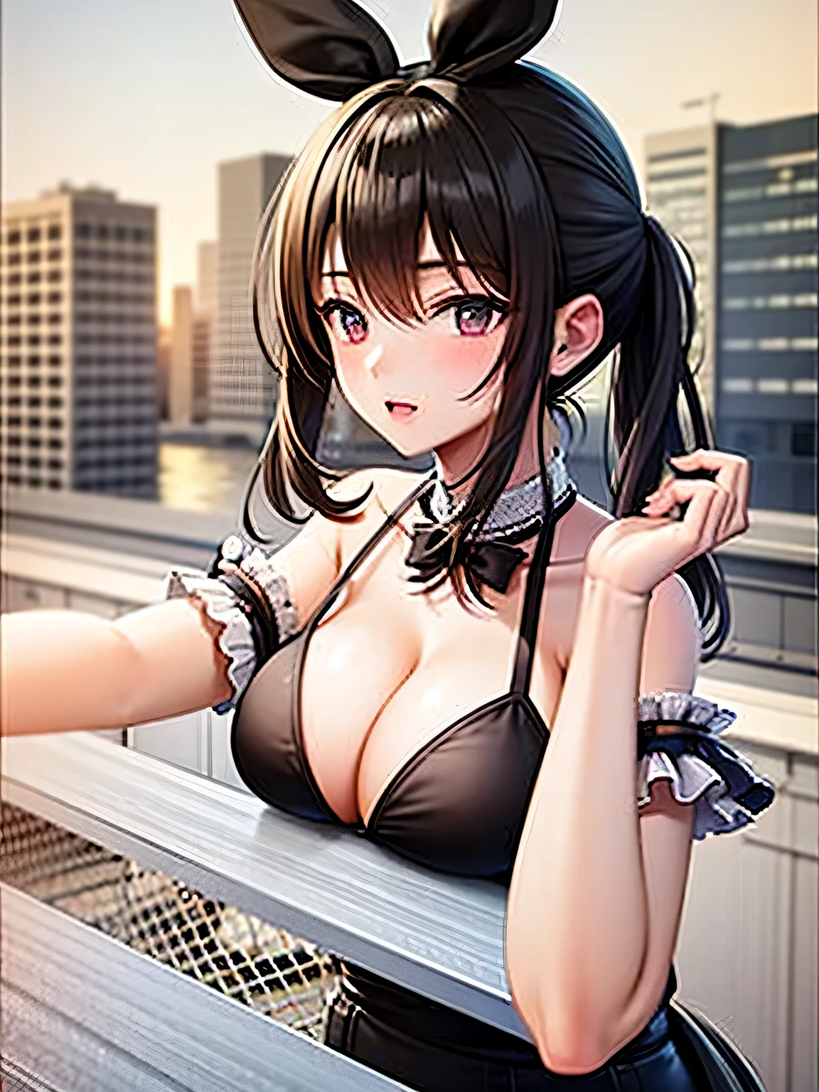 1 girl, city, finding,