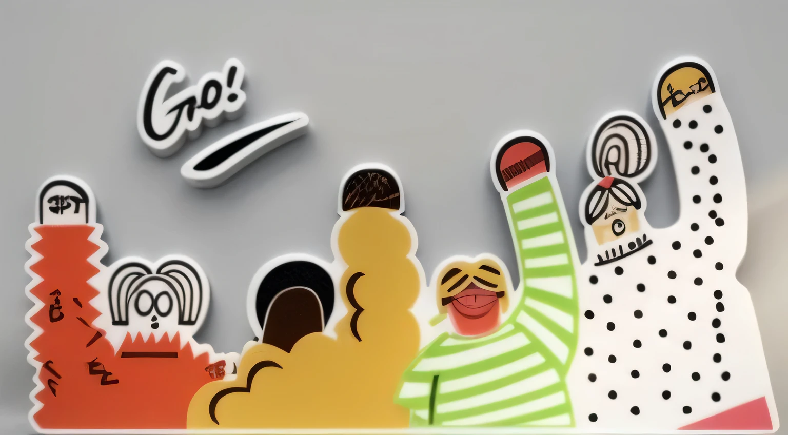 Sticker of many different people standing together, stop motion animation, stop-motion, stickers illustrations, sticker illustration, illustration!, stop-motion, 動畫illustration風格, illustration, group photo, illustration, flat illustration, New lip biting emoji, digital illustration, Share photo, stop motion, propaganda art, Animation movie stills, cartoon illustration