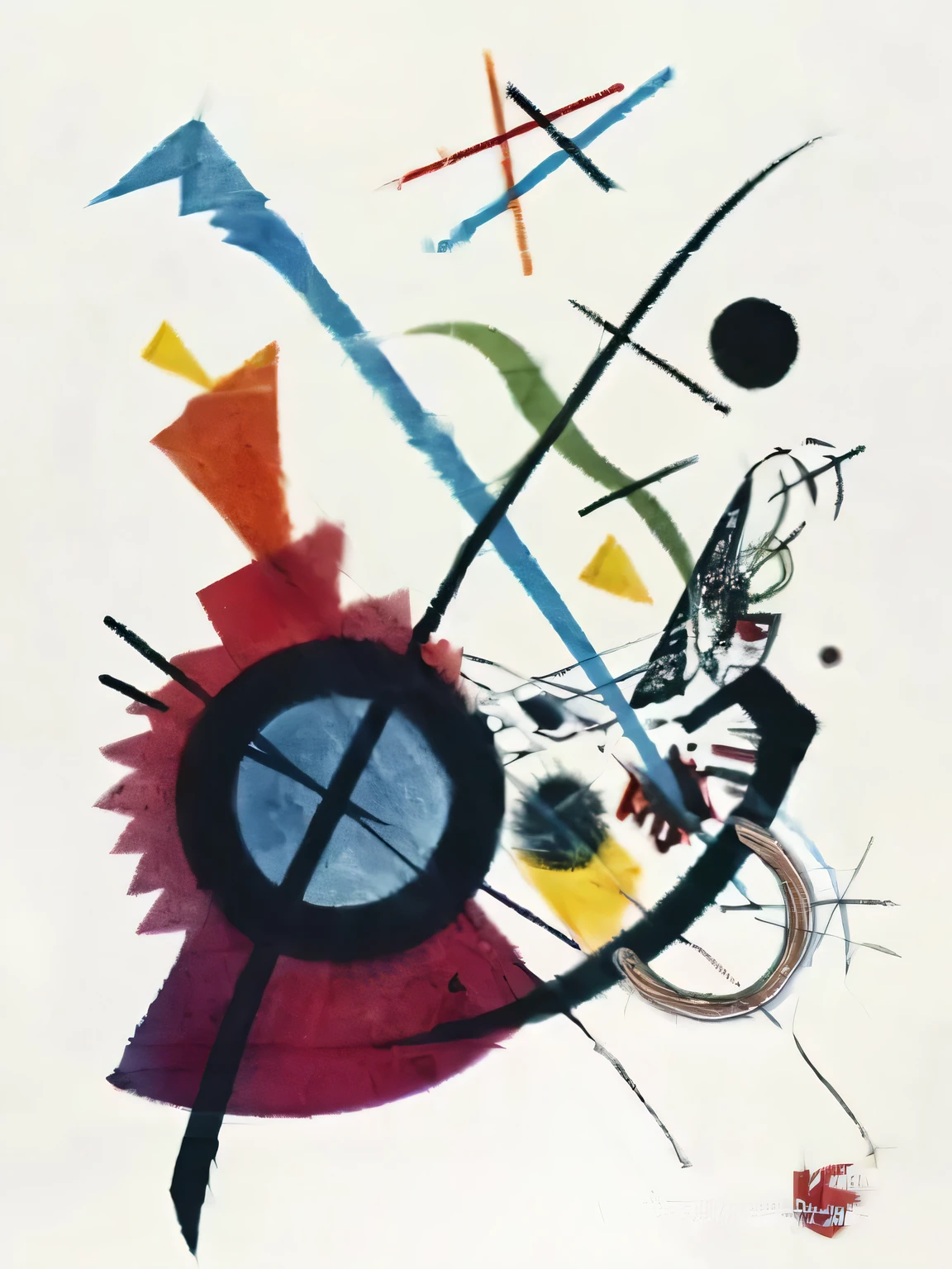 Black and white sketch turbulence abstract geometry