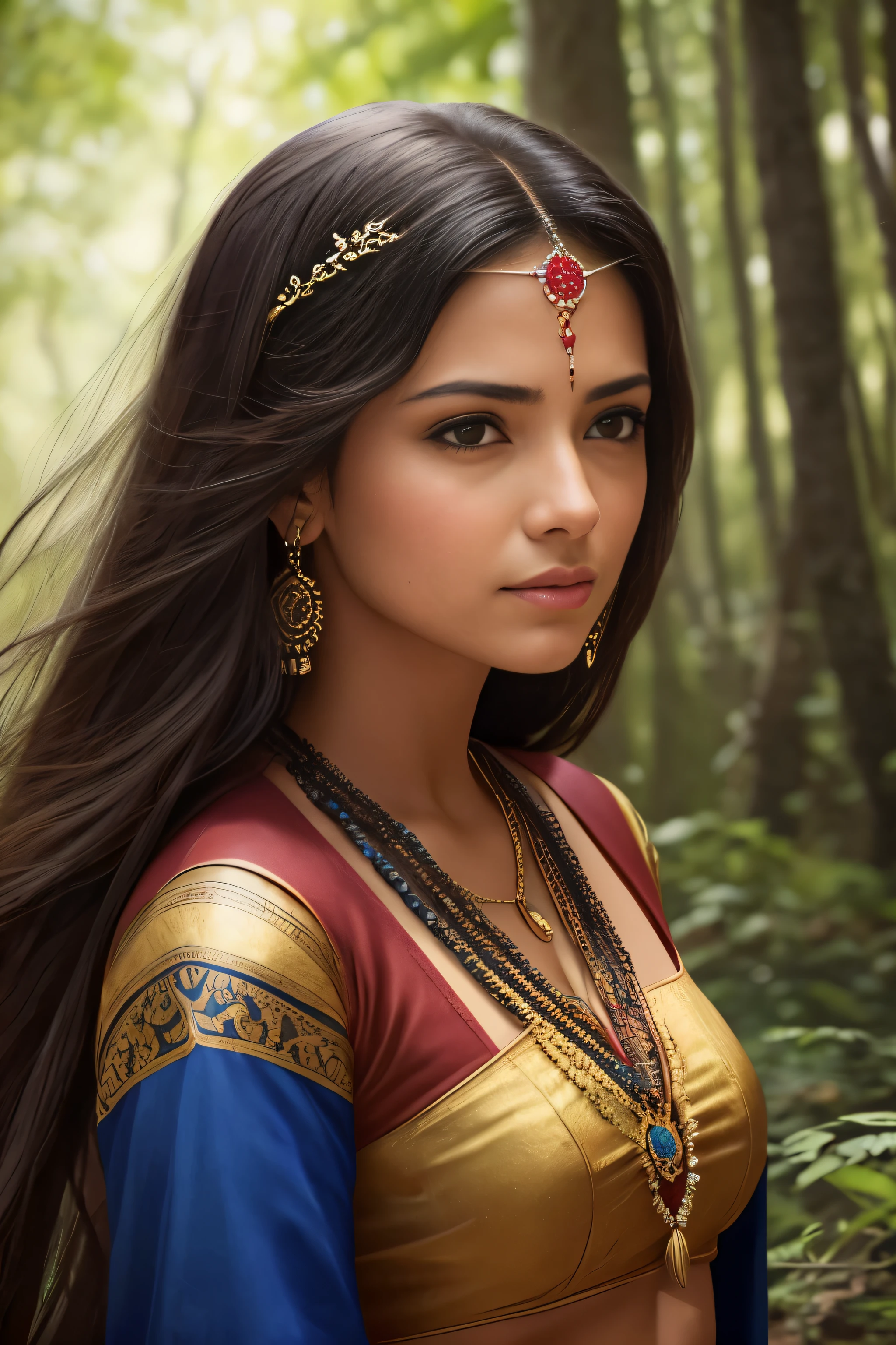 Hola Leonardo! For this visual representation, quiero a una chica fotorealista con una mirada generosa representando a la Diosa Atenea. Gracias.