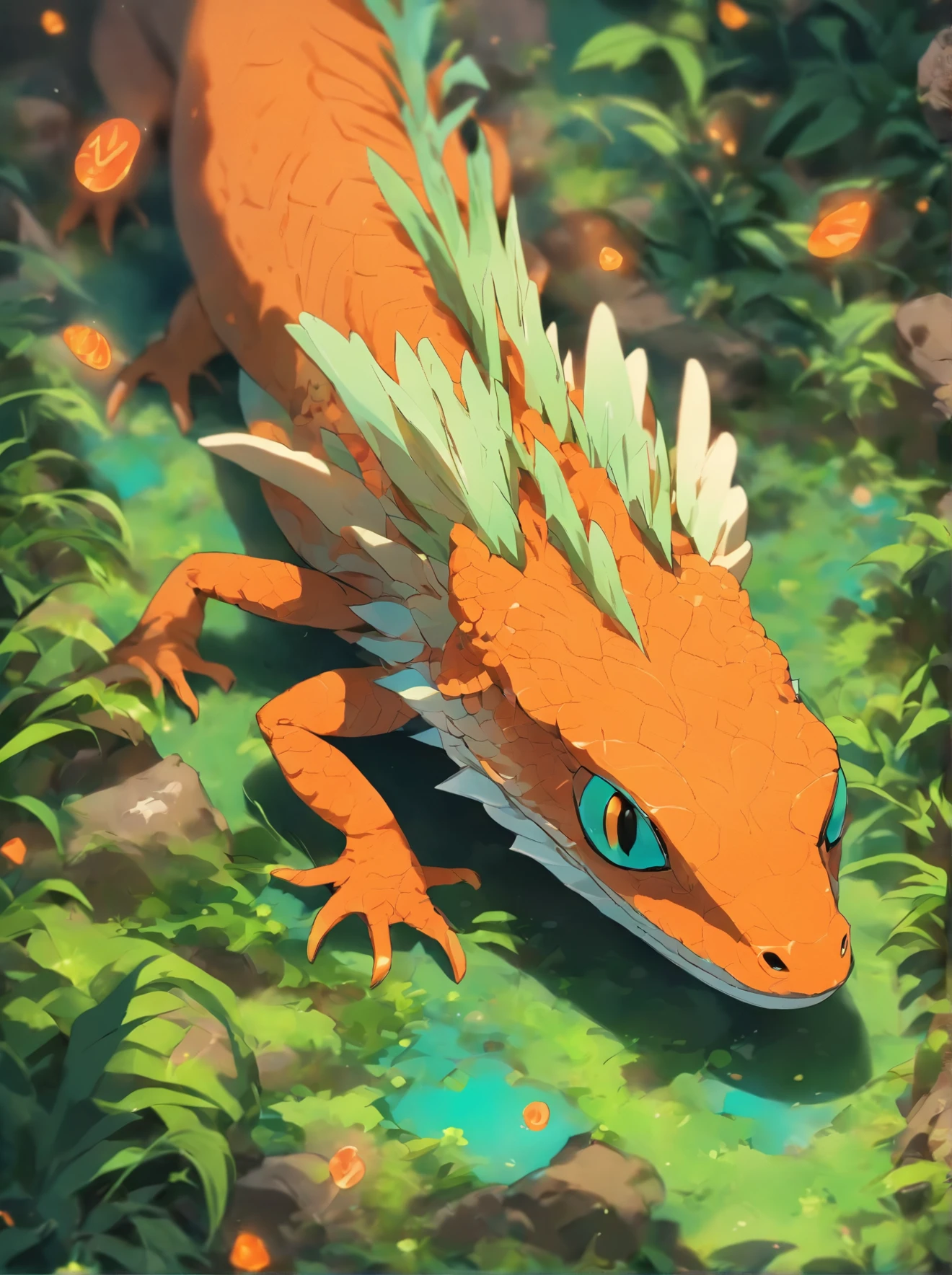 lizard with black skin and orange tongue on carpet, darkness ❄️ �️ taxidermetroid, sci-fi lizard alien, lizardlike tongue, cute! biomechanical axolotl, bioluminiscent creature, pastry lizard, detailed creature, lizard tongue, with a tentacle - shaped tongue, sci-fi crocodile alien, highly detailed backmouth, mmmmm