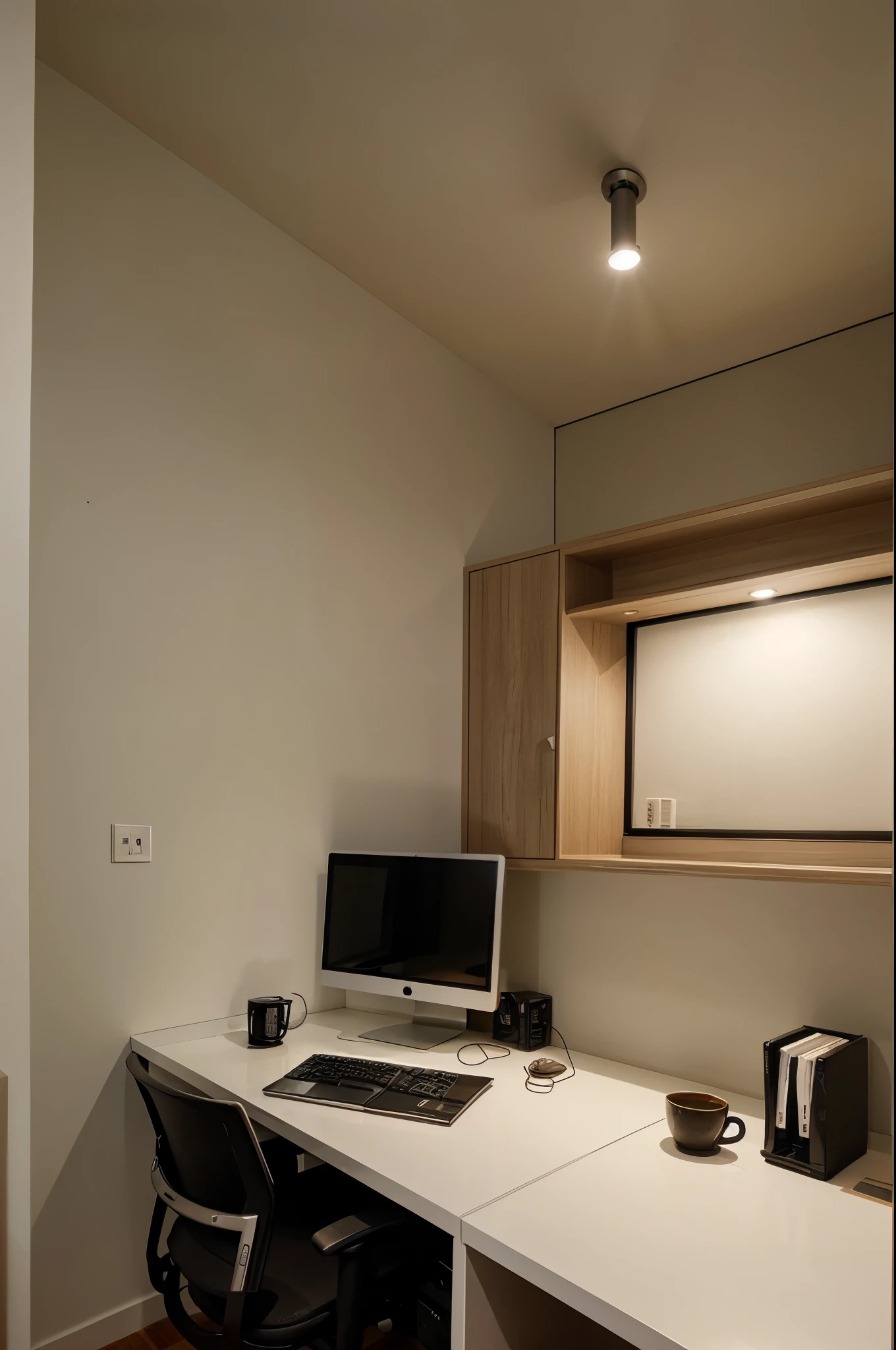 Law firm Architectural design Interior Small room 12m² Home office Office for 2 people Computers Space for coffee