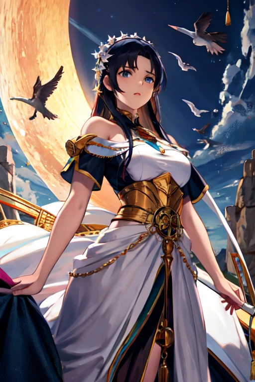 
Em "Cruzando os Mundos", We follow Aya&#39;s story, uma adolescente comum que vive em uma cidadezinha tranquila. Sua vida muda drasticamente quando descobre que seus pais, who she believed died in an accident when she was a , na verdade foram transportados para um mundo paralelo chamado Elysium.