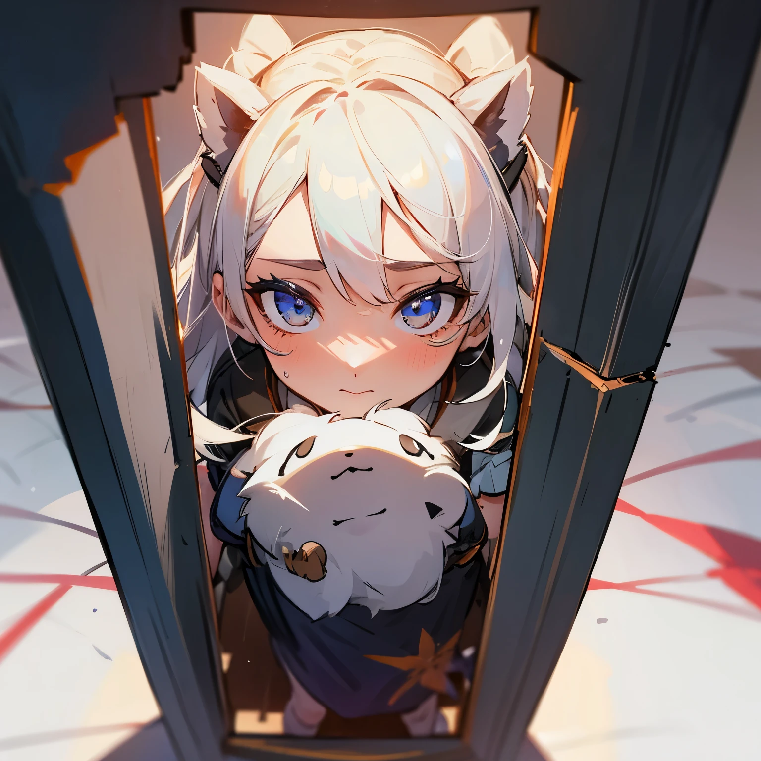 Hears through walls